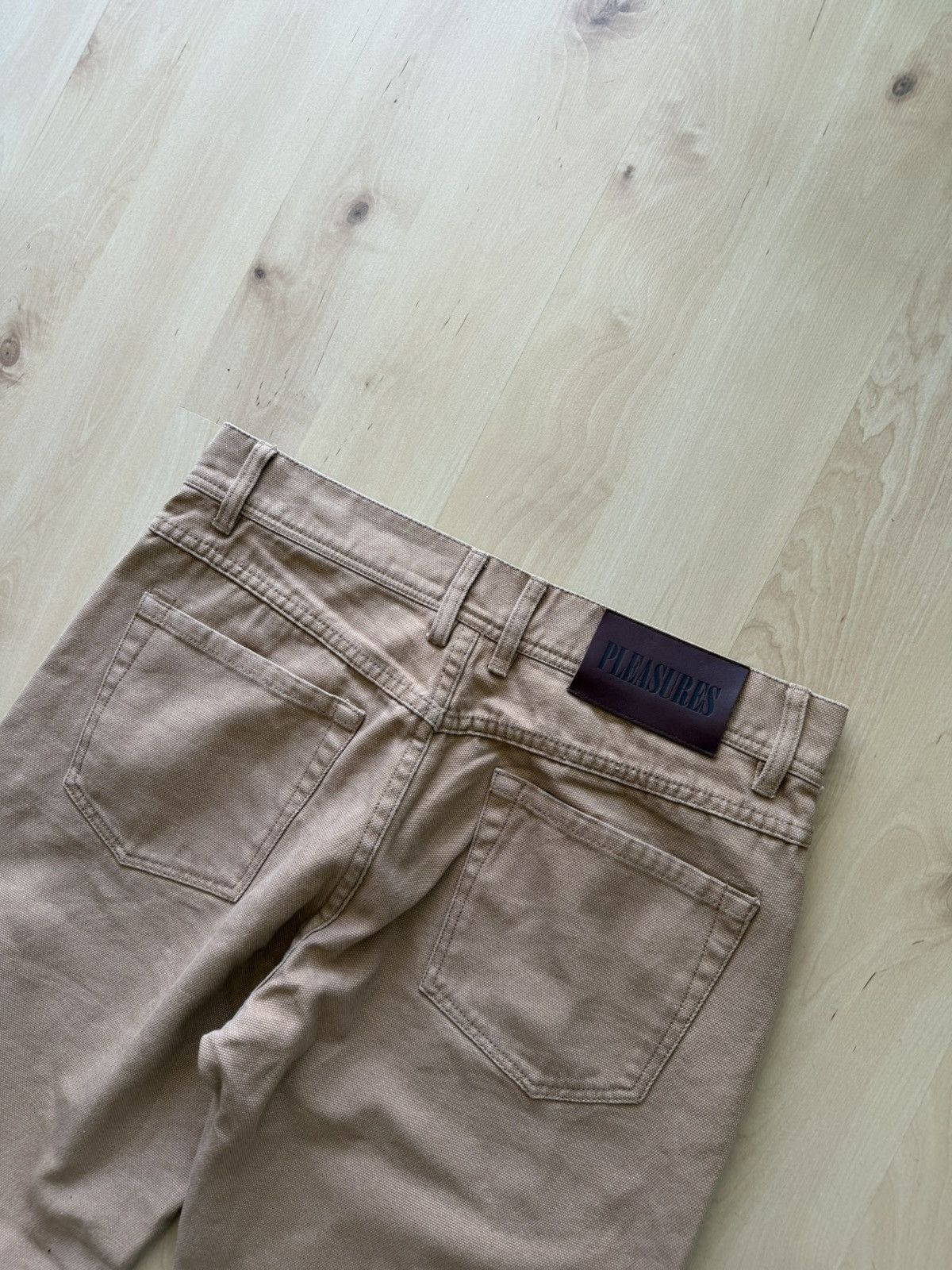 Pleasures Pleasures Now aztec straight fit camel denim jeans Size US 30 / EU 46 - 11 Thumbnail