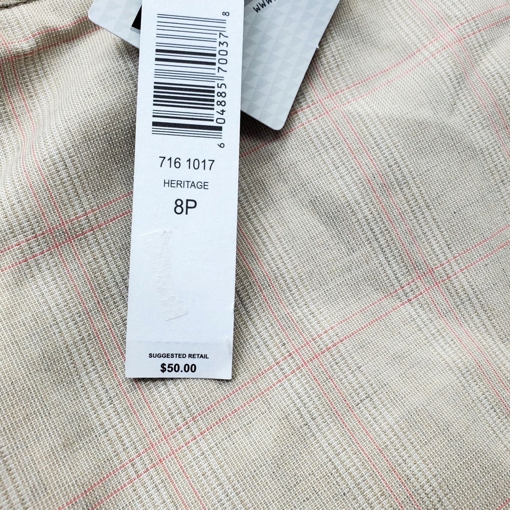 Jones New York Jones Wear Heritage Cropped Pants Womens Size 8P Multi Plaid Stretch Flat Front Size 30" / US 8 / IT 44 - 7 Thumbnail