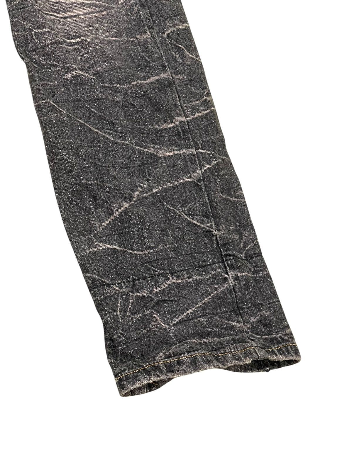 Japanese Brand Double Waist Jeans Barcedos Mud Washed Slim 9🟦 Size US 30 / EU 46 - 3 Thumbnail