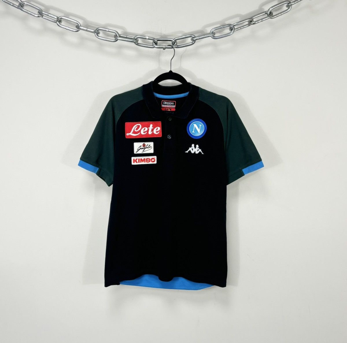 Kappa Napoli Men’s Training Football Soccer Polo Shirt