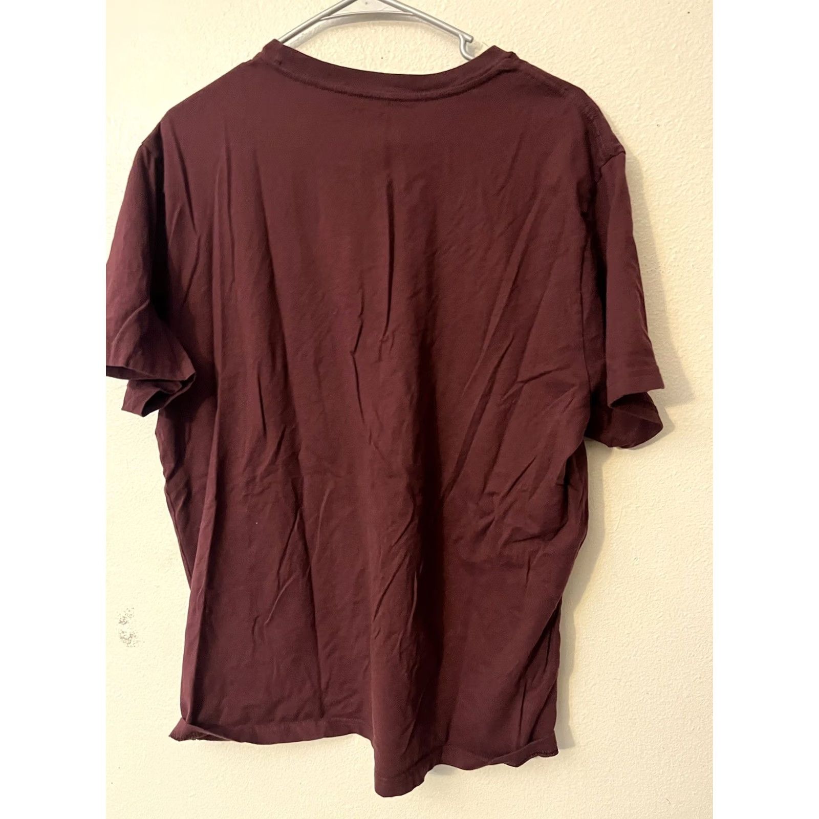 Old Navy Old Navy Shirt Mens Size XL Maroon Crew Neck Soft Wash Knit Size US XL / EU 56 / 4 - 3 Thumbnail