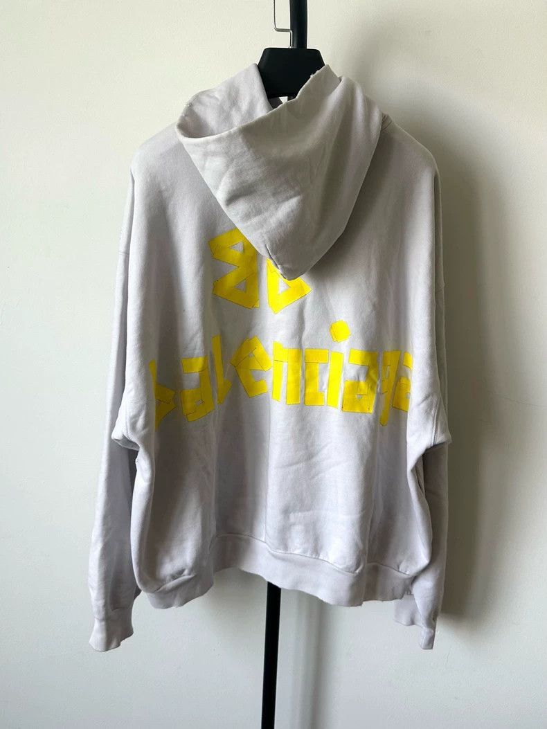 Balenciaga Balenciaga SS24 Distressed Logo Hoodie Unisex-2506 Size US XXS / EU 40 - 2 Thumbnail