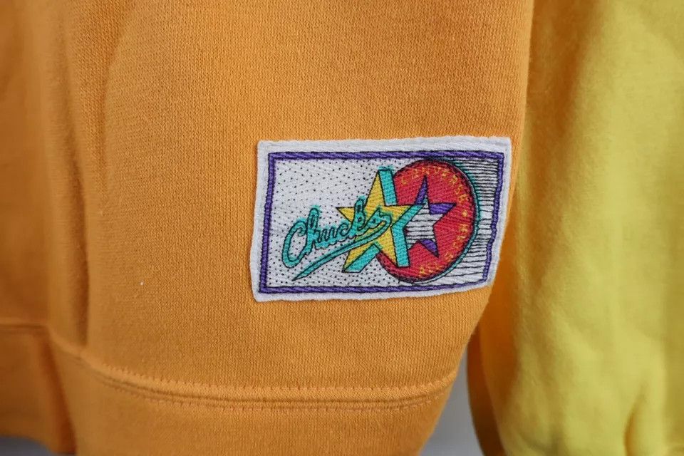 Converse × Vintage Vintage 80s Converse All Star Block Crewneck Sweatshirt Size XL / US 12-14 / IT 48-50 - 4 Thumbnail
