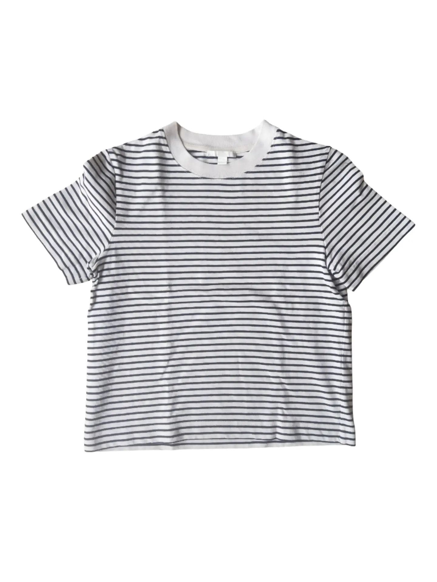 Cos COS Black and White Striped Woman Tee Size XS / US 0-2 / IT 36-38 - 1 Thumbnail