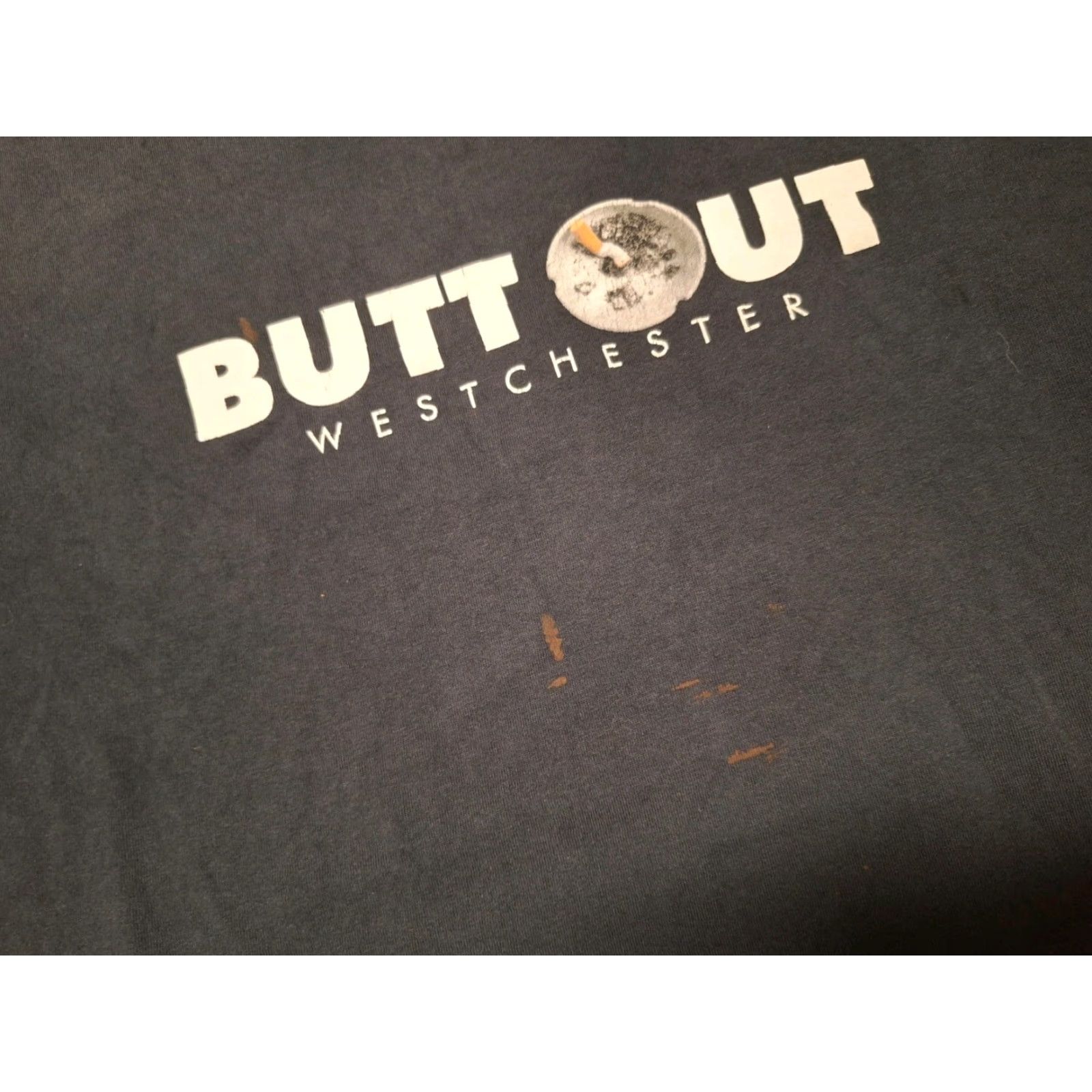 Anvil Vintage Westchester 00s Anti Smoking Cigarette XL T-shirt Grunge Distressed Size US XL / EU 56 / 4 - 4 Thumbnail