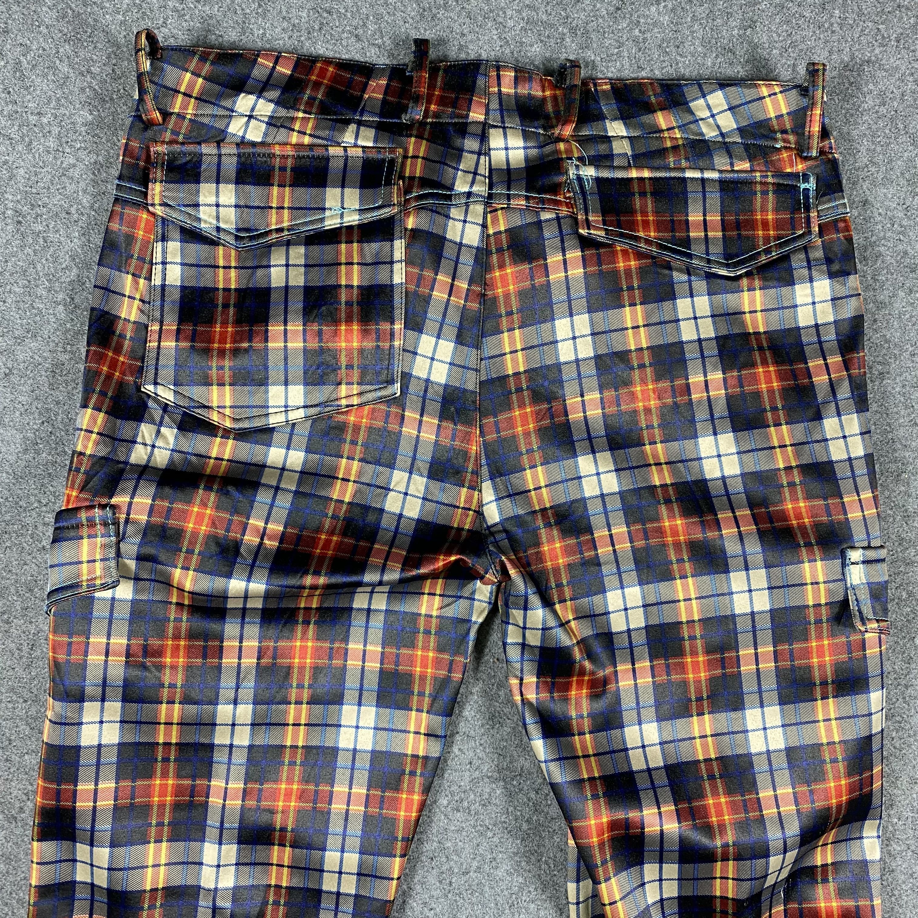 Japanese Brand Japanese Brand Blue Crash Multipocket Tactical Cargo Pants Size US 32 / EU 48 - 9 Thumbnail