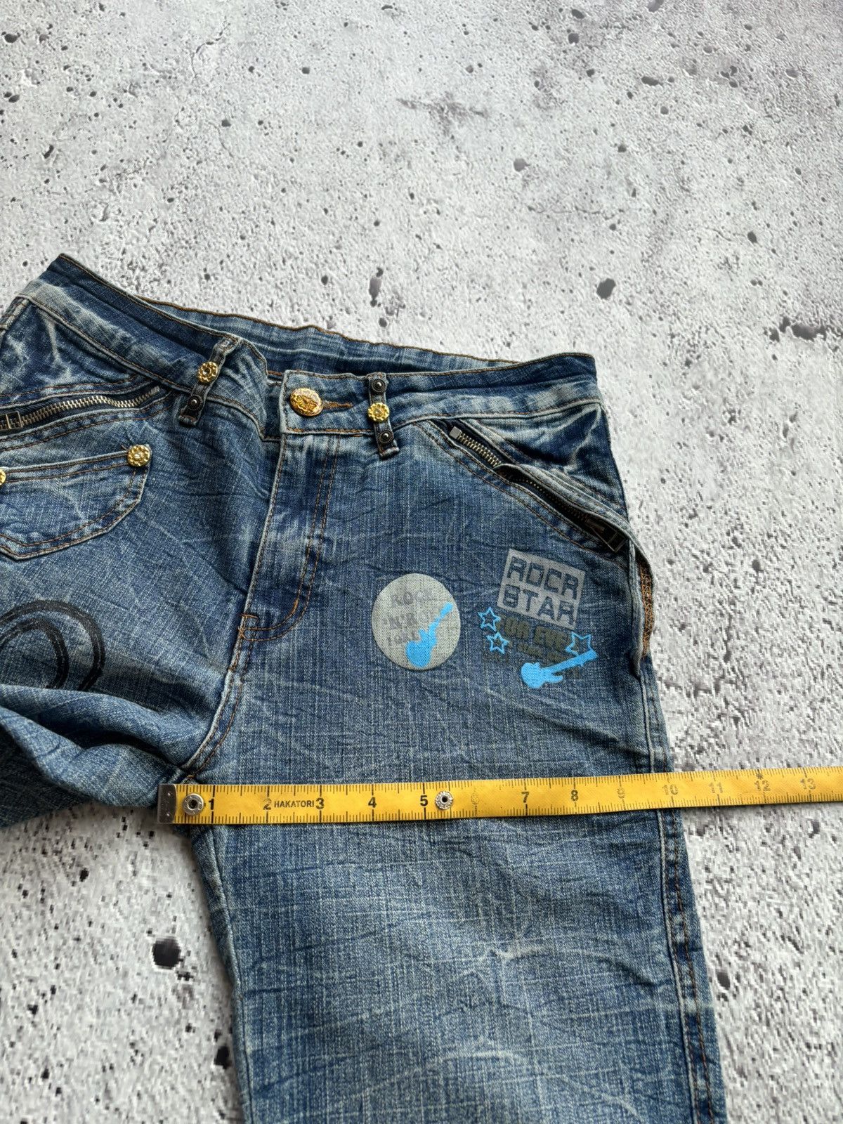 Hysteric Glamour Y2k Rock star Ifsixwasnine Punk style jeans Size US 29 - 11 Thumbnail
