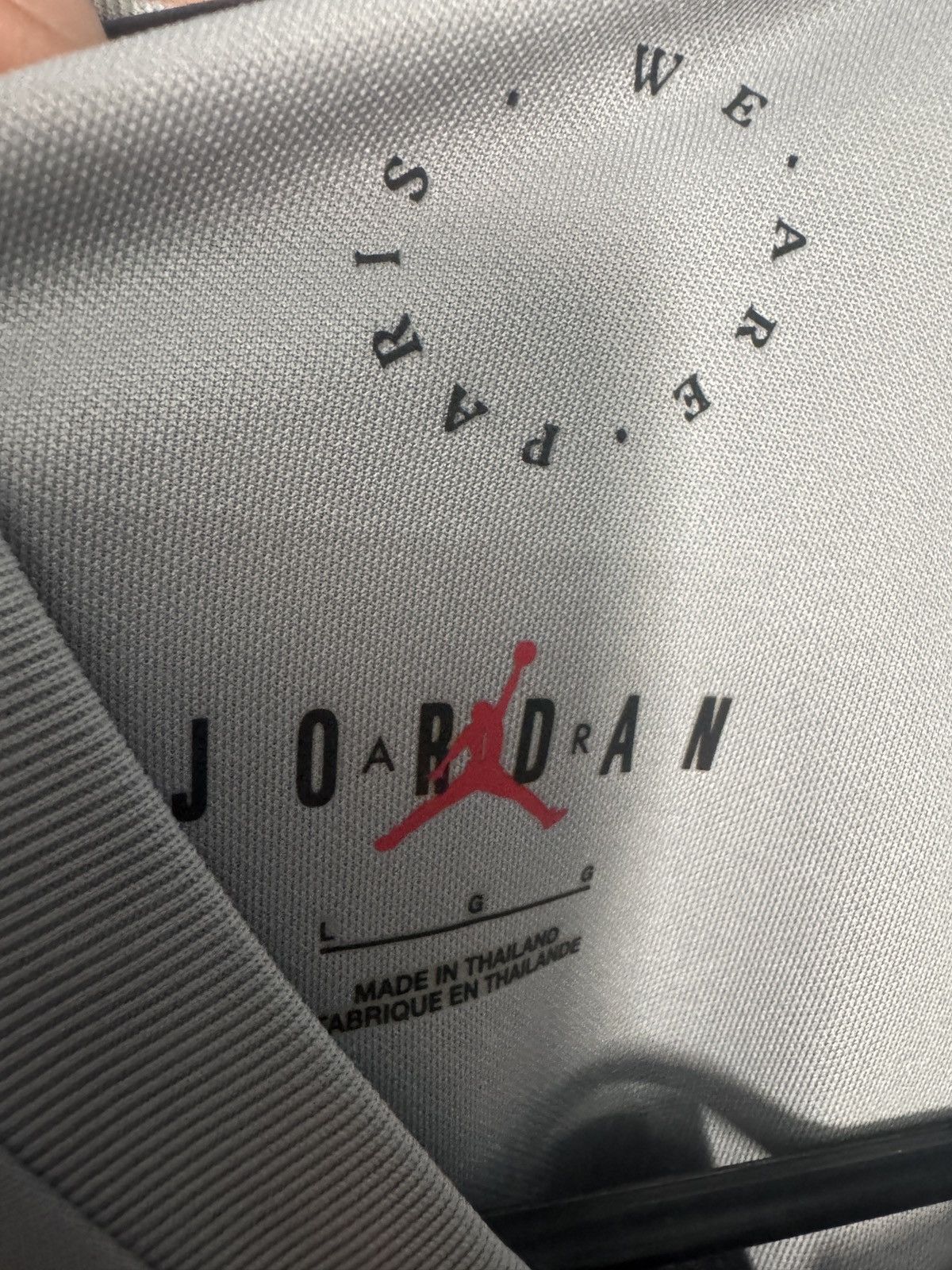 Jordan Brand PSG x Jordan 21/22 Away Jersey Cream Black (Size L) Size US L / EU 52-54 / 3 - 6 Thumbnail