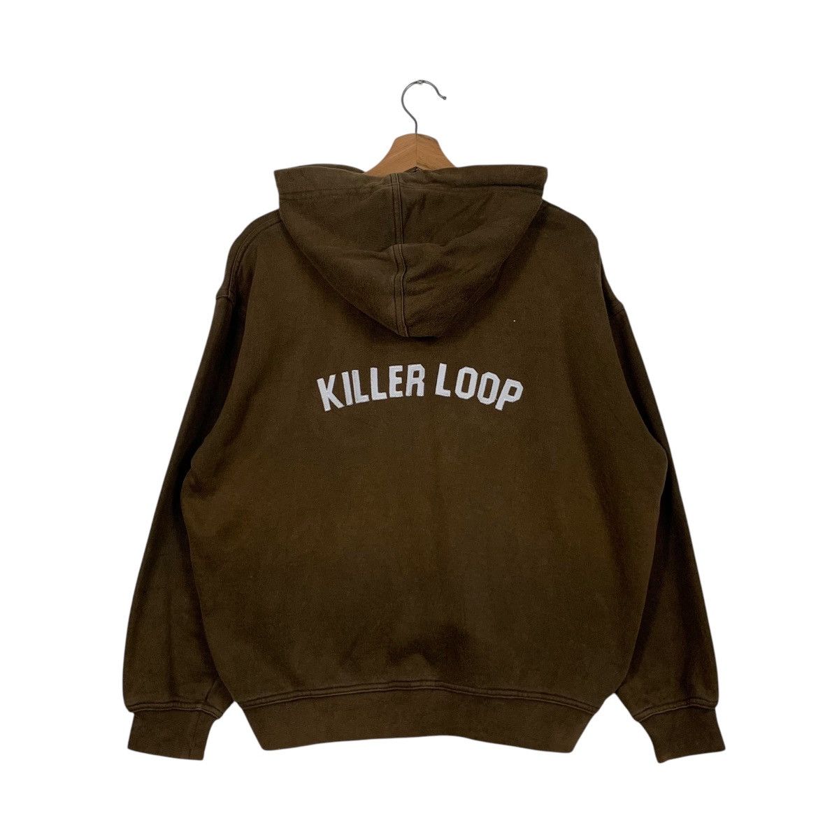 Japanese Brand KILLER LOOP Big Logo Zipper Hoodie Sweatshirt #1773-C78 Size US S / EU 44-46 / 1 - 1 Thumbnail