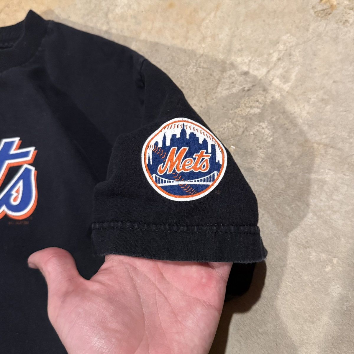 Nike 2000s Nike New York Mets Faded Center Swoosh Tee ERD Grunge Size US M / EU 48-50 / 2 - 4 Thumbnail