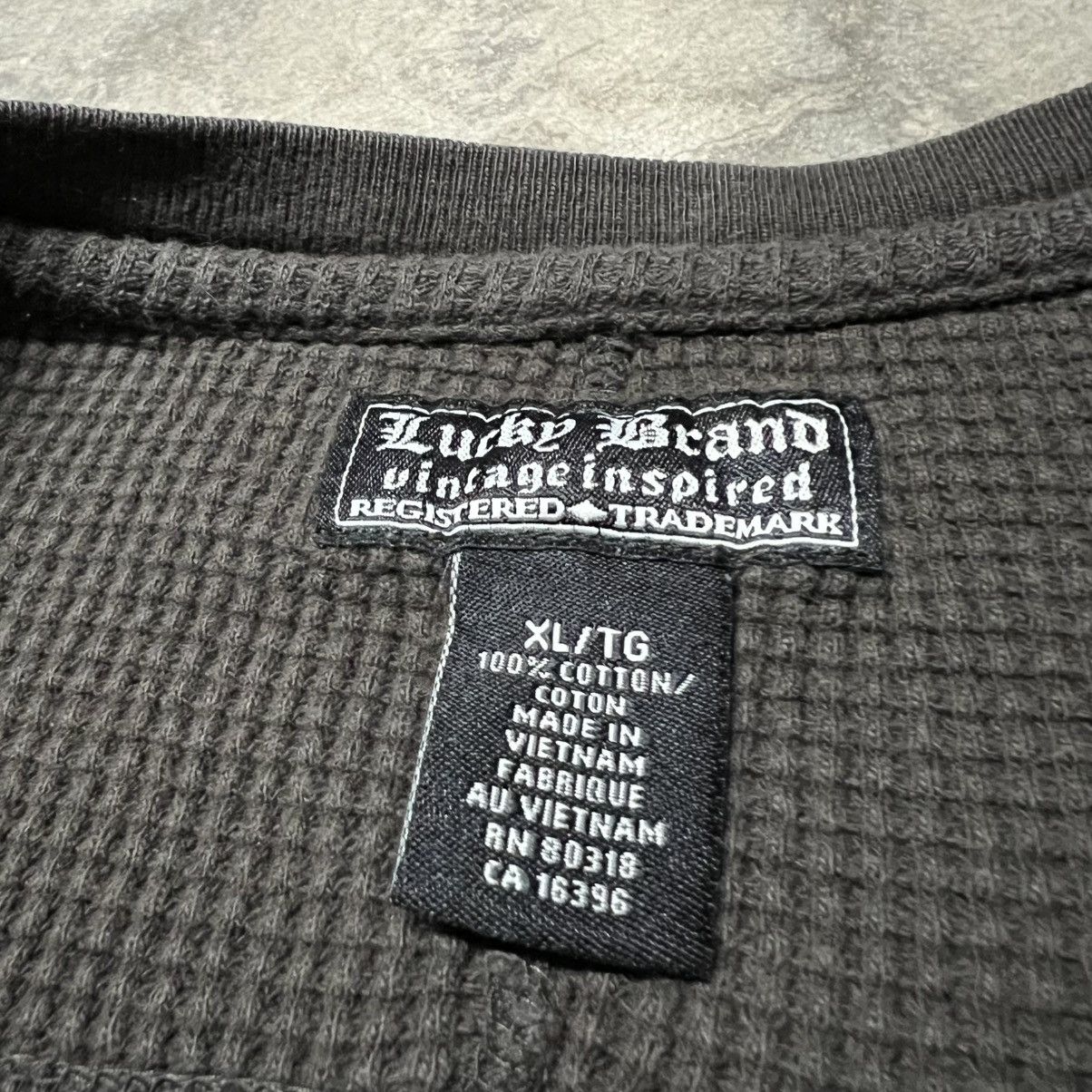 Lucky Brand × Vintage Lucky Brand Long-Sleeve Thermal Shirt Size US XL / EU 56 / 4 - 5 Thumbnail