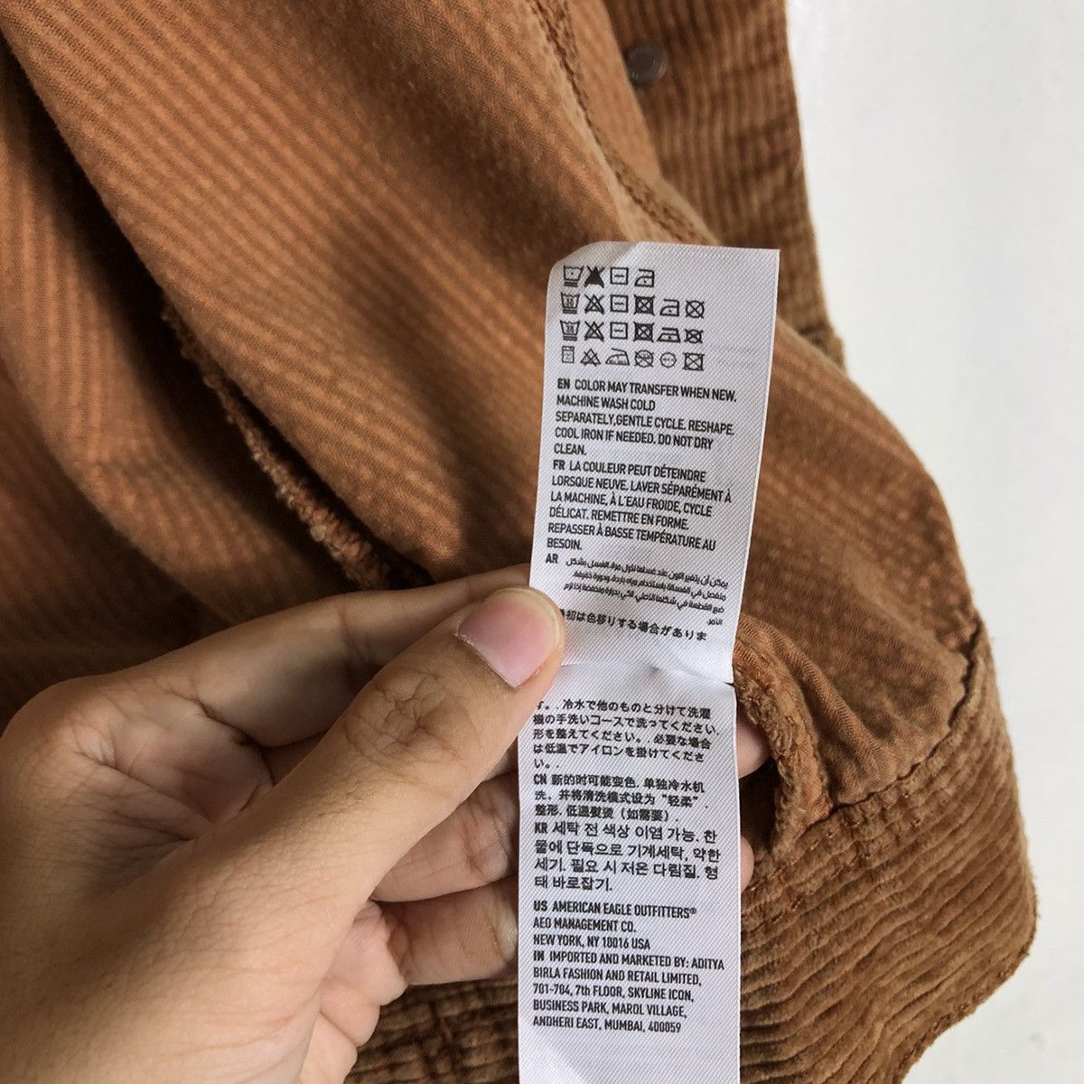 Japanese Brand 🔥American Holic Biker Corduroy Cropped Jacket Size US XS / EU 42 / 0 - 15 Thumbnail