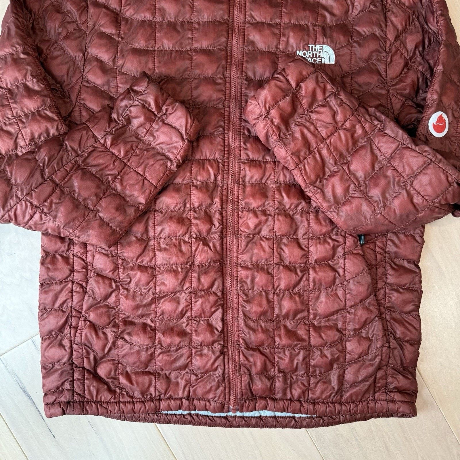 The North Face North Face Thermoball Jacket Medium Burgandy Full Zip Size US M / EU 48-50 / 2 - 6 Thumbnail