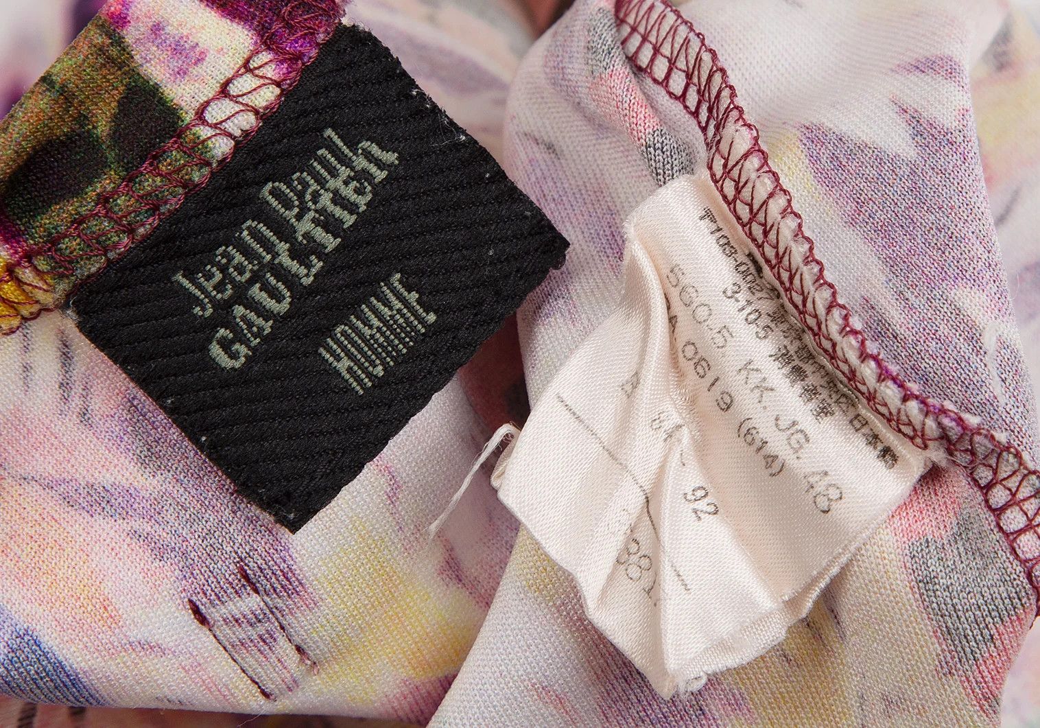 Jean Paul Gaultier Multi Color Floral Print T-Shirt Size 48 Size US M / EU 48-50 / 2 - 10 Thumbnail