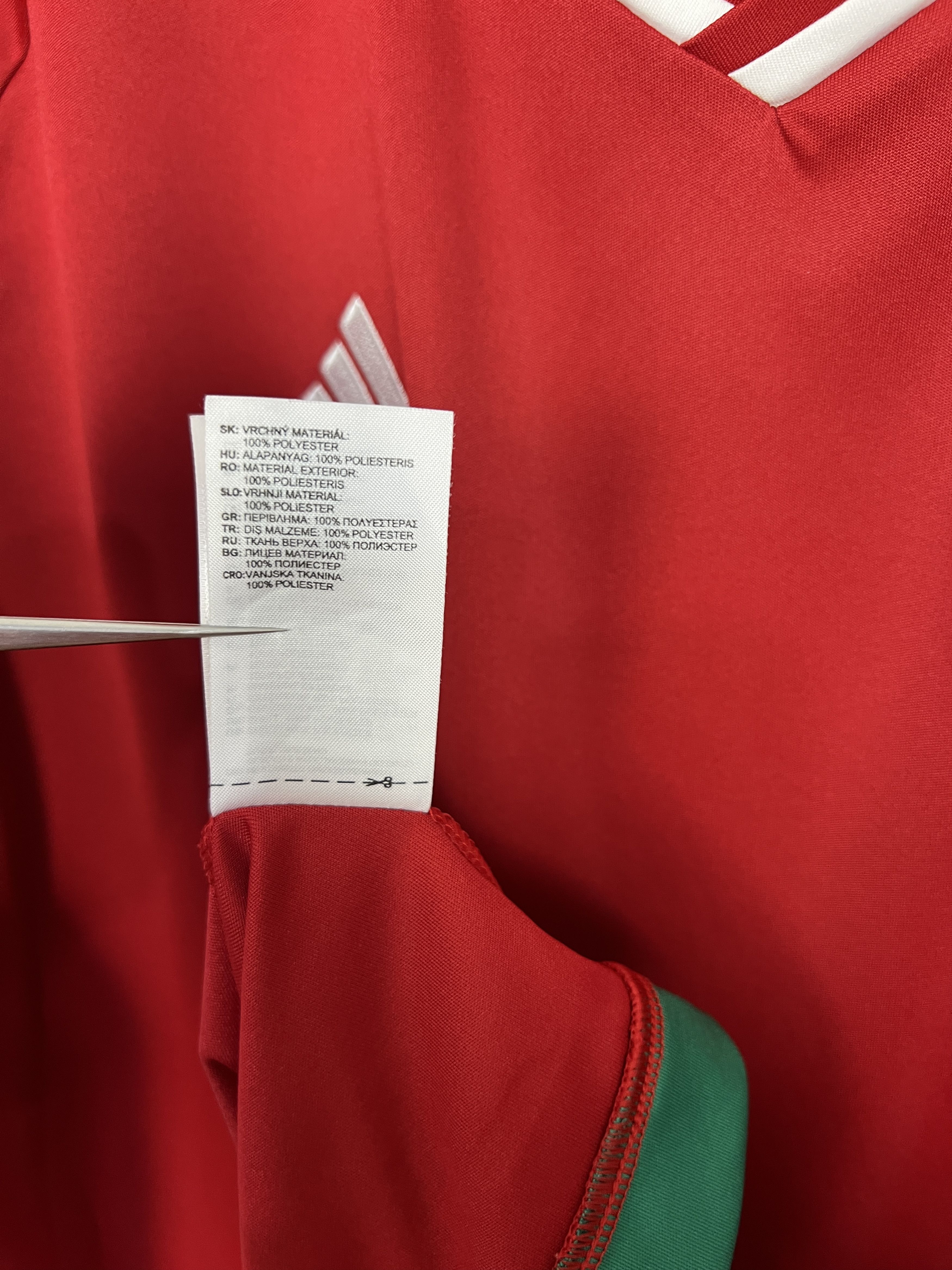 Adidas Hungary Home football shirt 2016 Soccer Adidas Jersey Size US XXL / EU 58 / 5 - 13 Thumbnail