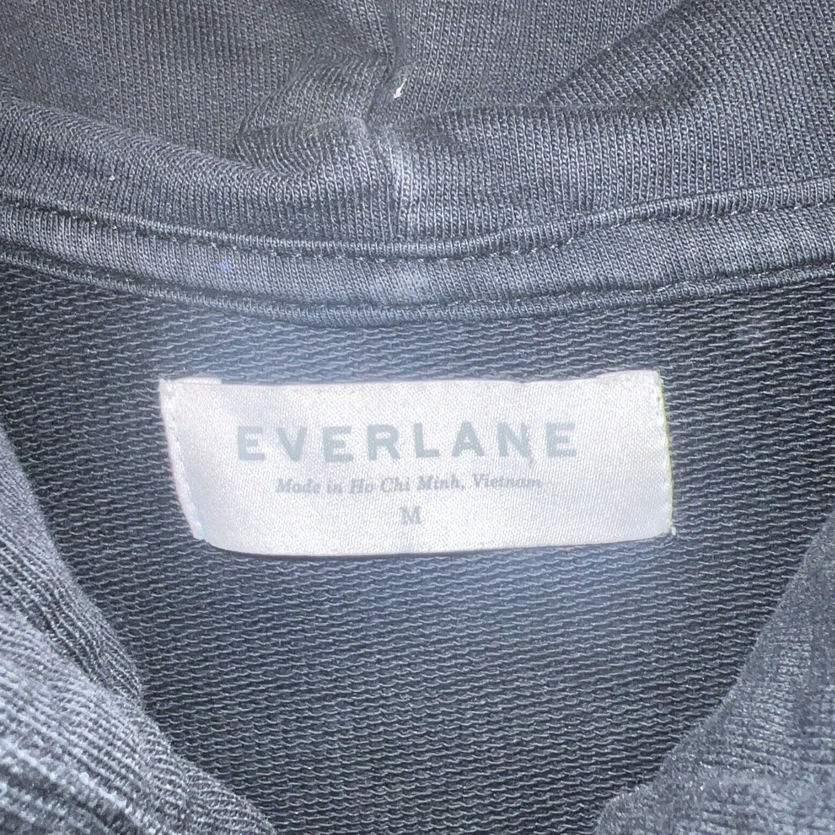 Everlane Everlane Black Full Zip Hoodie Jacket Womens Medium Activewear Size M / US 6-8 / IT 42-44 - 3 Thumbnail