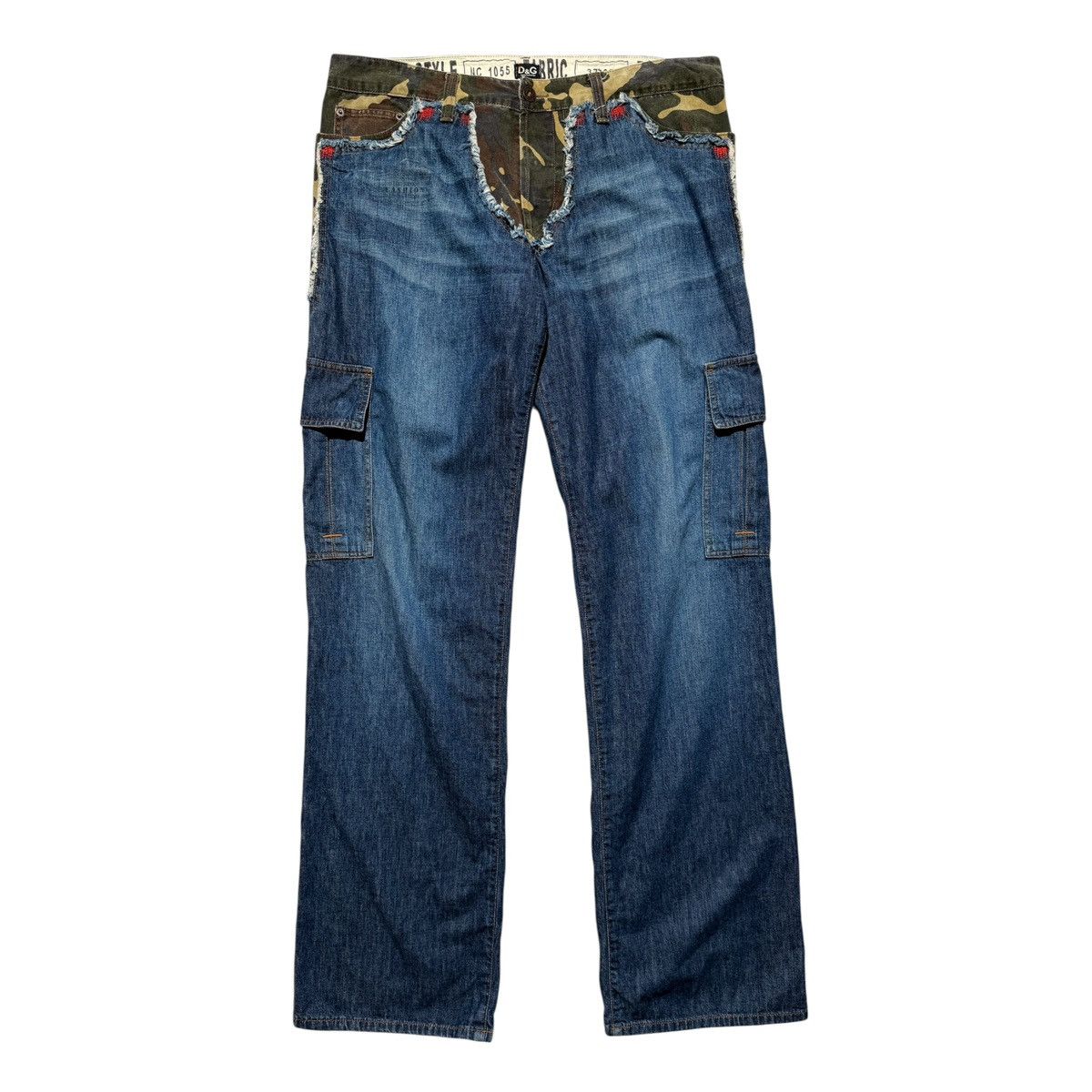 Dolce & Gabbana Archive Denim camo pant Size US 38 / EU 54 - 1 Thumbnail