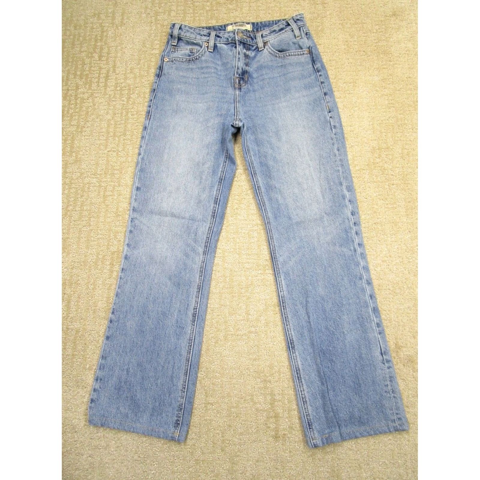 Vintage Rock And Roll Cowgirl Jeans Women 27x32 Blue High Rise Bootcut Denim Pants Light Wash Comfortable Pockets Logo 5-Pocket Size 27" / US 4 / IT 40 - 2 Thumbnail