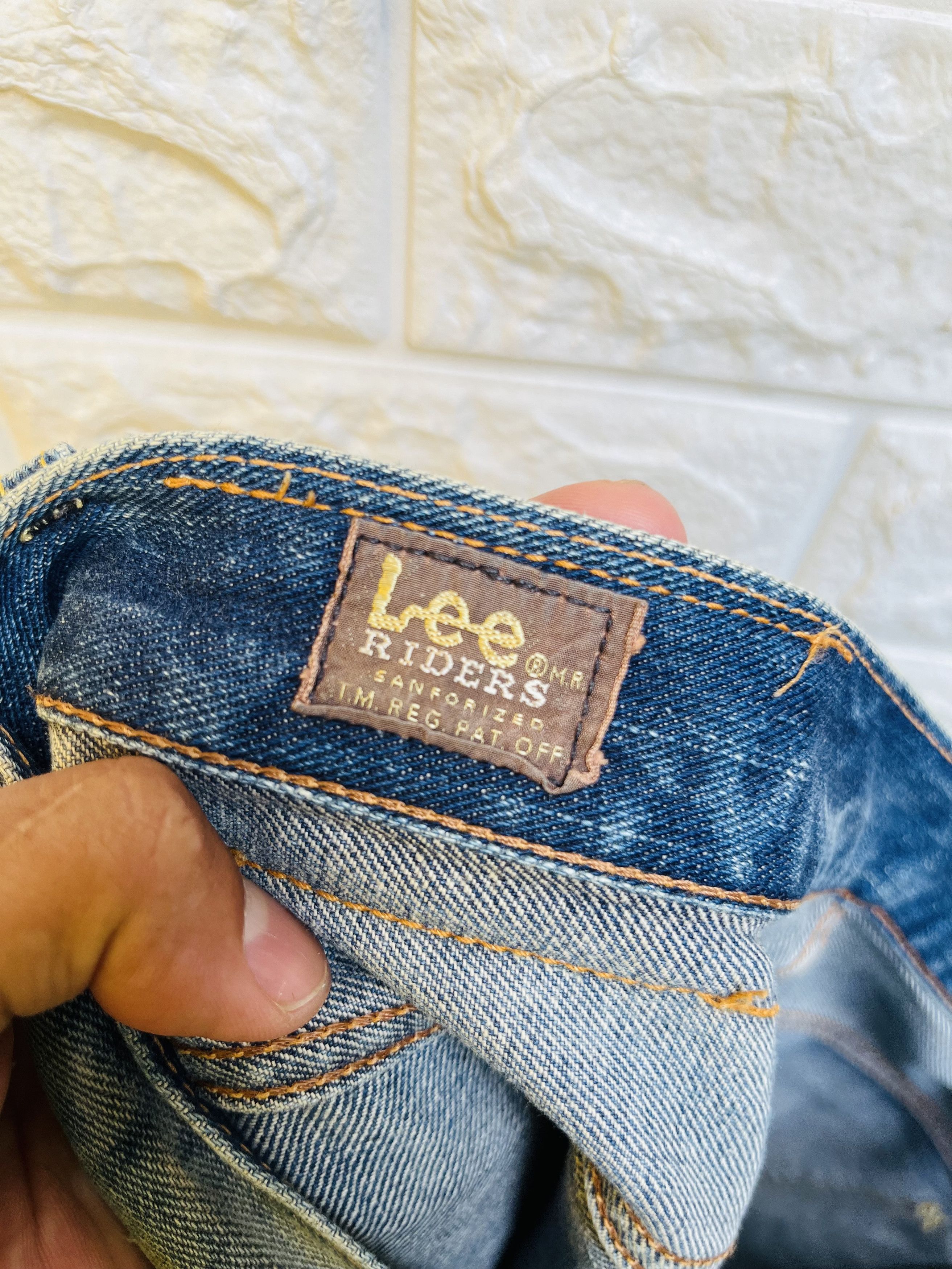 Japanese Brand × Lee × Vintage Vintage LEE 80s Distressed Japan Reproduction Fashion Style Size US 33 - 13 Thumbnail