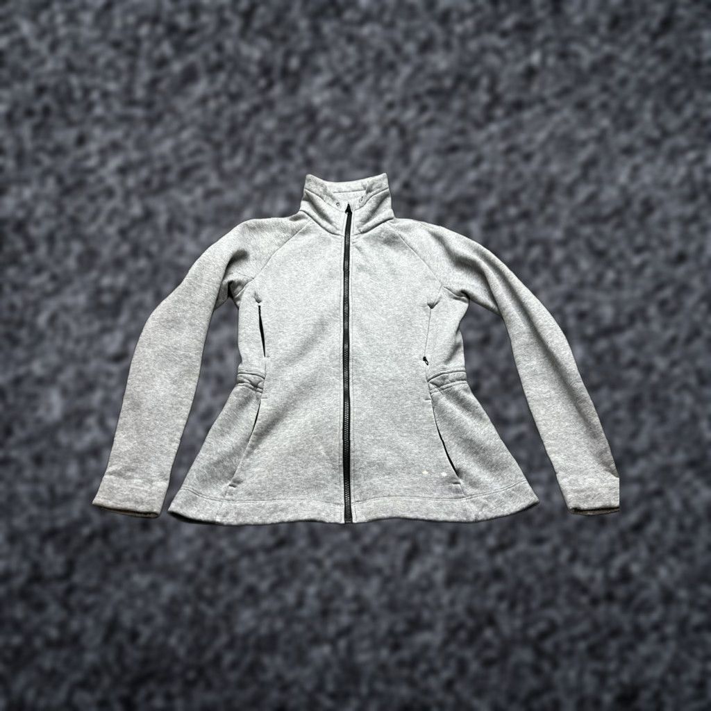 Lululemon Lululemon Insculpt Jacket Full Zip Mockneck Heather Gray Size 4 - Activewear Jacket Women, Gray, Regular, Fitted, Long Sleeve, Cotton Blend, 90s? Size S / US 4 / IT 40 - 1 Thumbnail