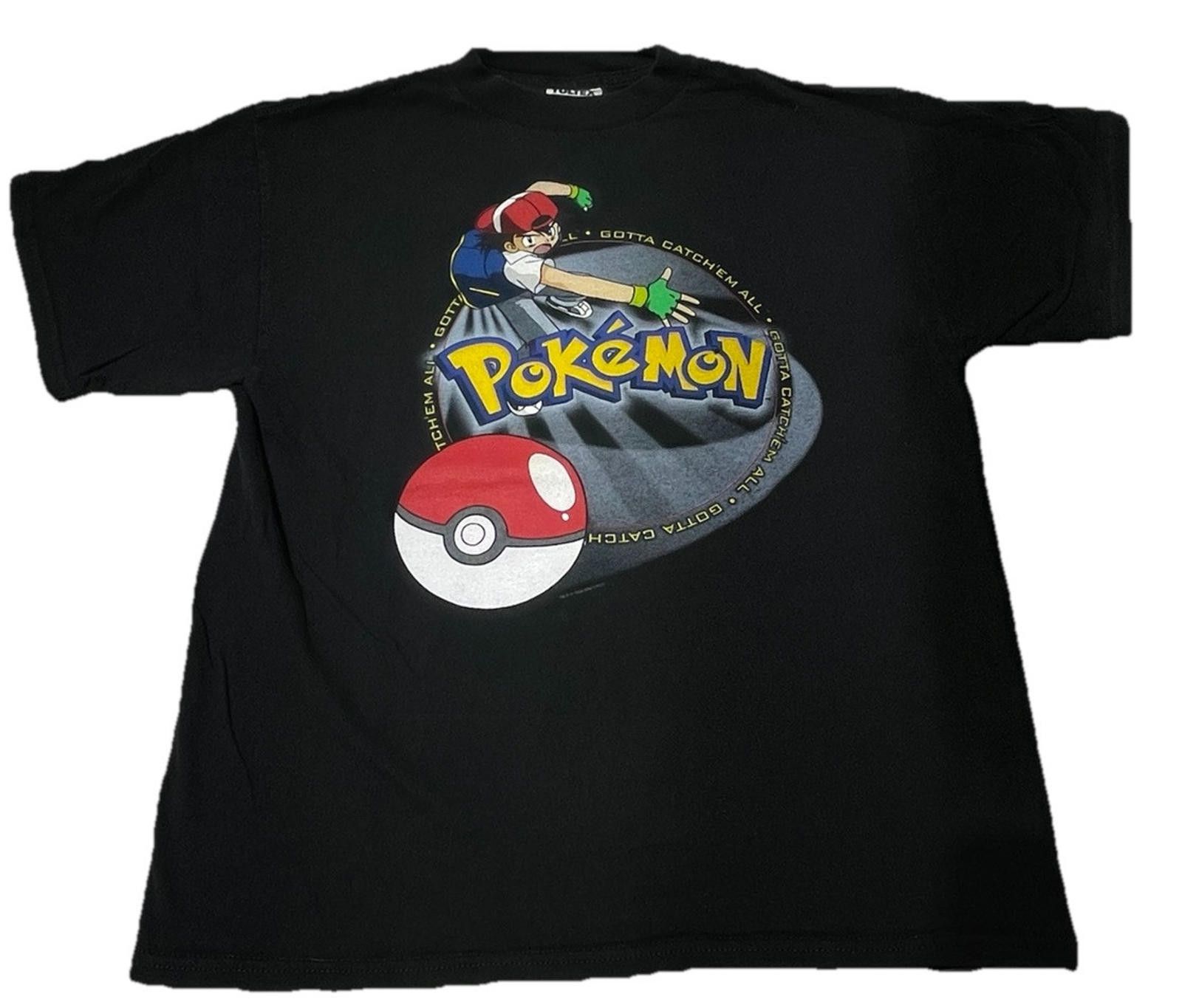 Pokemon Vintage 90s Nintendo Pokémon T Shirt Mens Small Youth XL Size US XL / EU 56 / 4 - 1 Thumbnail