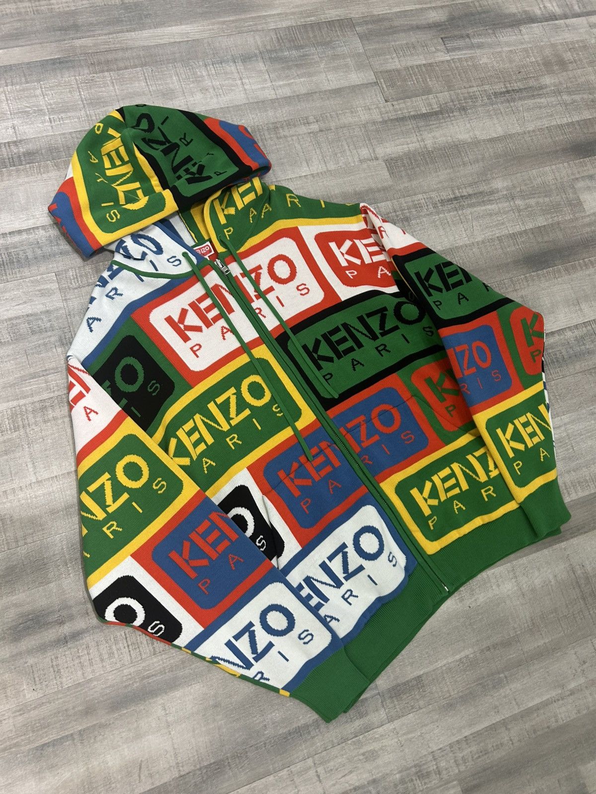 Kenzo Kenzo Label Knit Sweatshirt Size US L / EU 52-54 / 3 - 2 Thumbnail