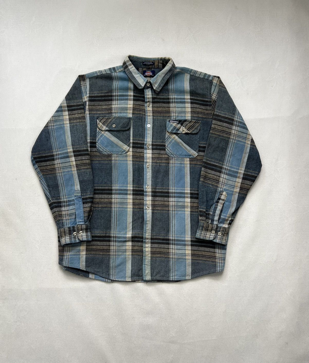 Dickies × Vintage Shirt Jacket Dickies Vintage 90’s Flannel Size US XXL / EU 58 / 5 - 1 Thumbnail