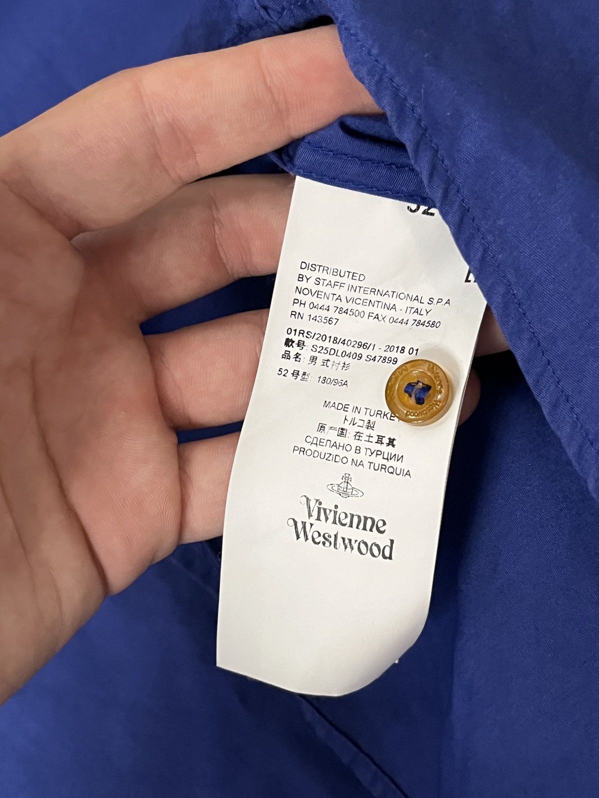 Vivienne Westwood 🔥VIVIENNE WESTWOOD OLD MONEY ORB LOGO LUXURY SHIRT 00’S Y2K Size US M / EU 48-50 / 2 - 7 Thumbnail