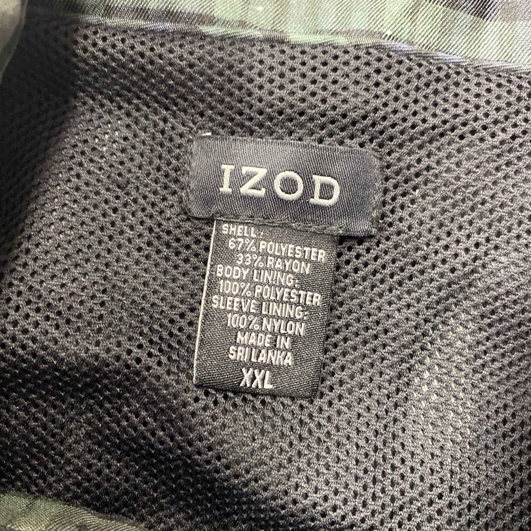 Izod VINTAGE IZOD Windbreaker Jacket XXL Green Tartan Plaid Nylon Golf 90s Size US XXL / EU 58 / 5 - 2 Thumbnail