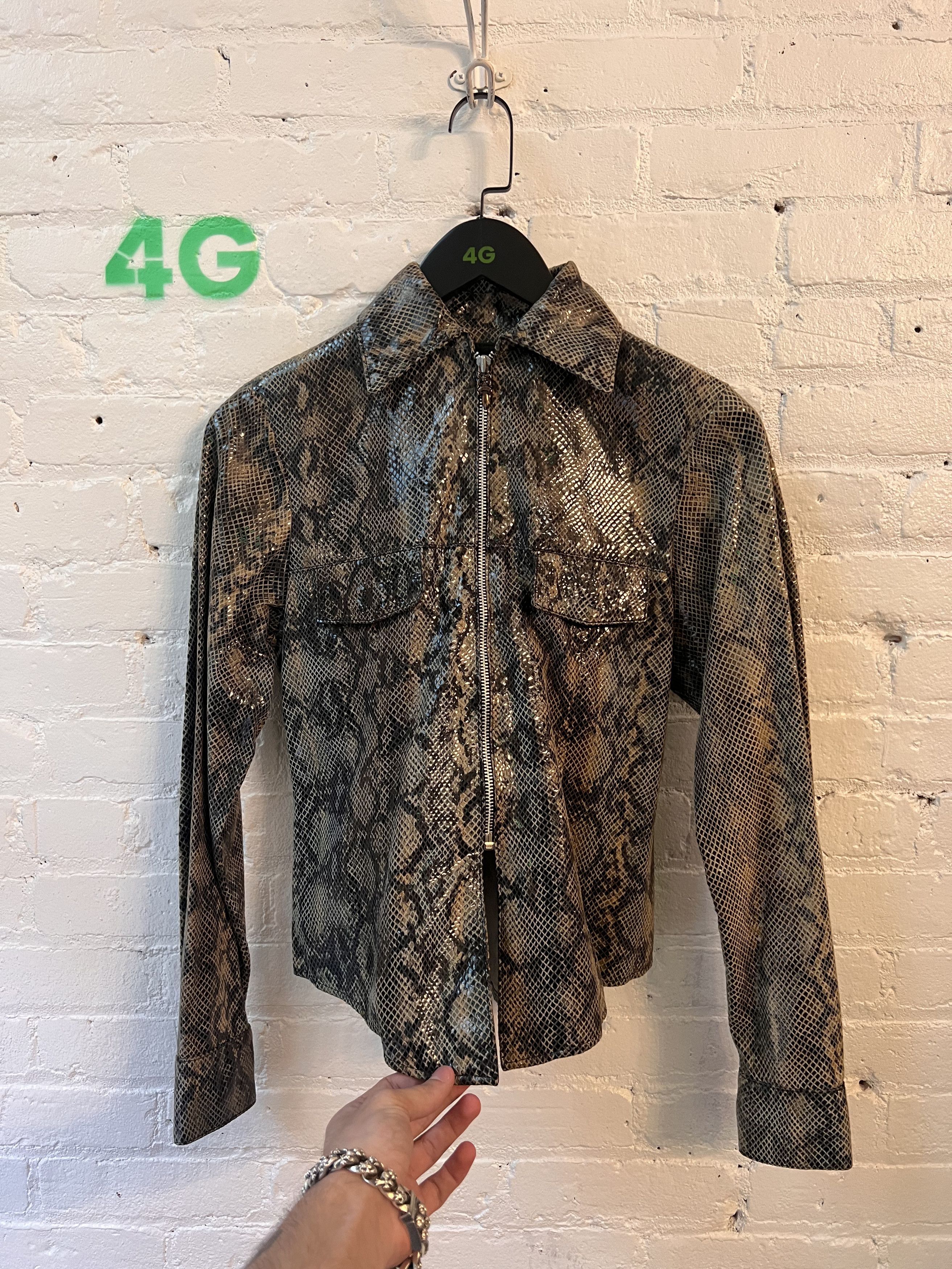 Chrome Hearts Chrome Hearts Snakeskin Python Jacket 4G SELLER Size US S / EU 44-46 / 1 - 1 Thumbnail