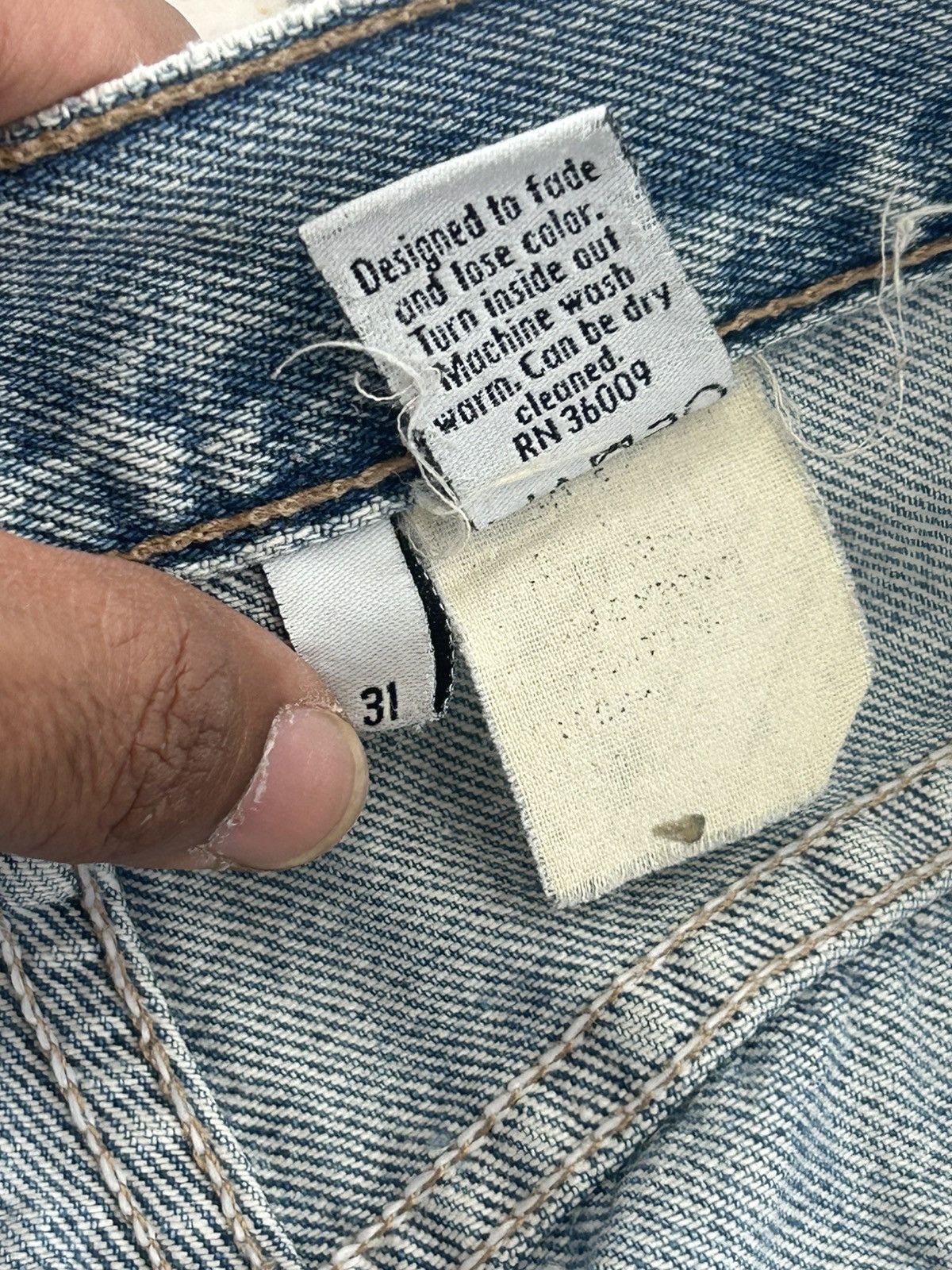 Calvin Klein CK Vintage USA Ripped Jeans W30 Size US 30 / EU 46 - 14 Thumbnail