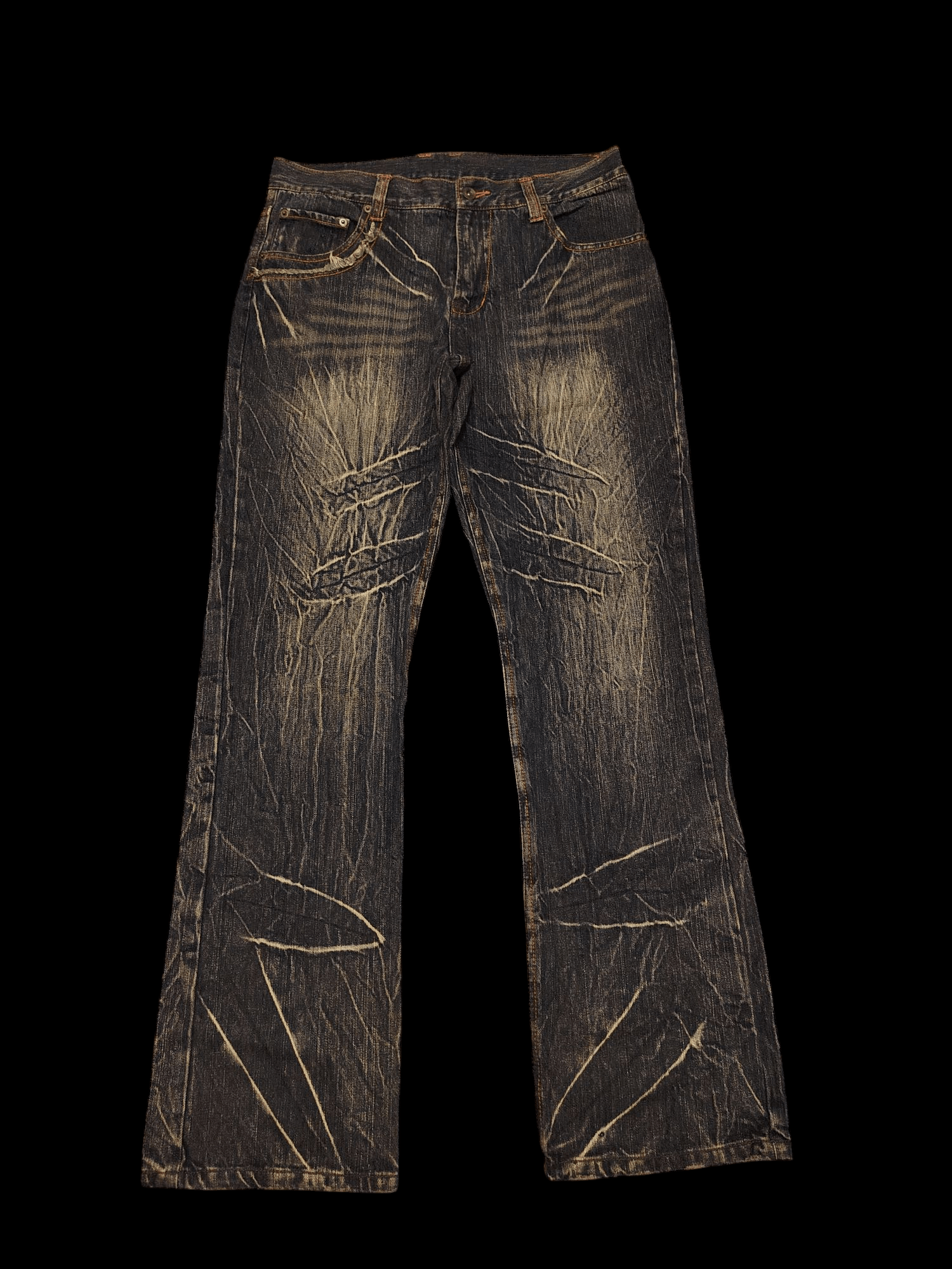 The GV Gallery Japanese Clone Devgru Flared Jeans Size US 33 - 2 Thumbnail