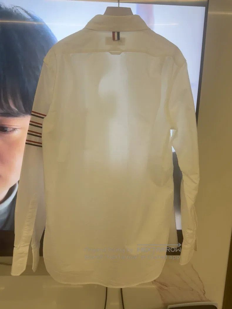 Thom Browne Thom Browne Ribbed Long Sleeve Shirt Size US L / EU 52-54 / 3 - 5 Thumbnail