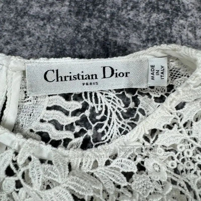 Dior Dior White Cotton Women's T. Size M / US 6-8 / IT 42-44 - 4 Thumbnail