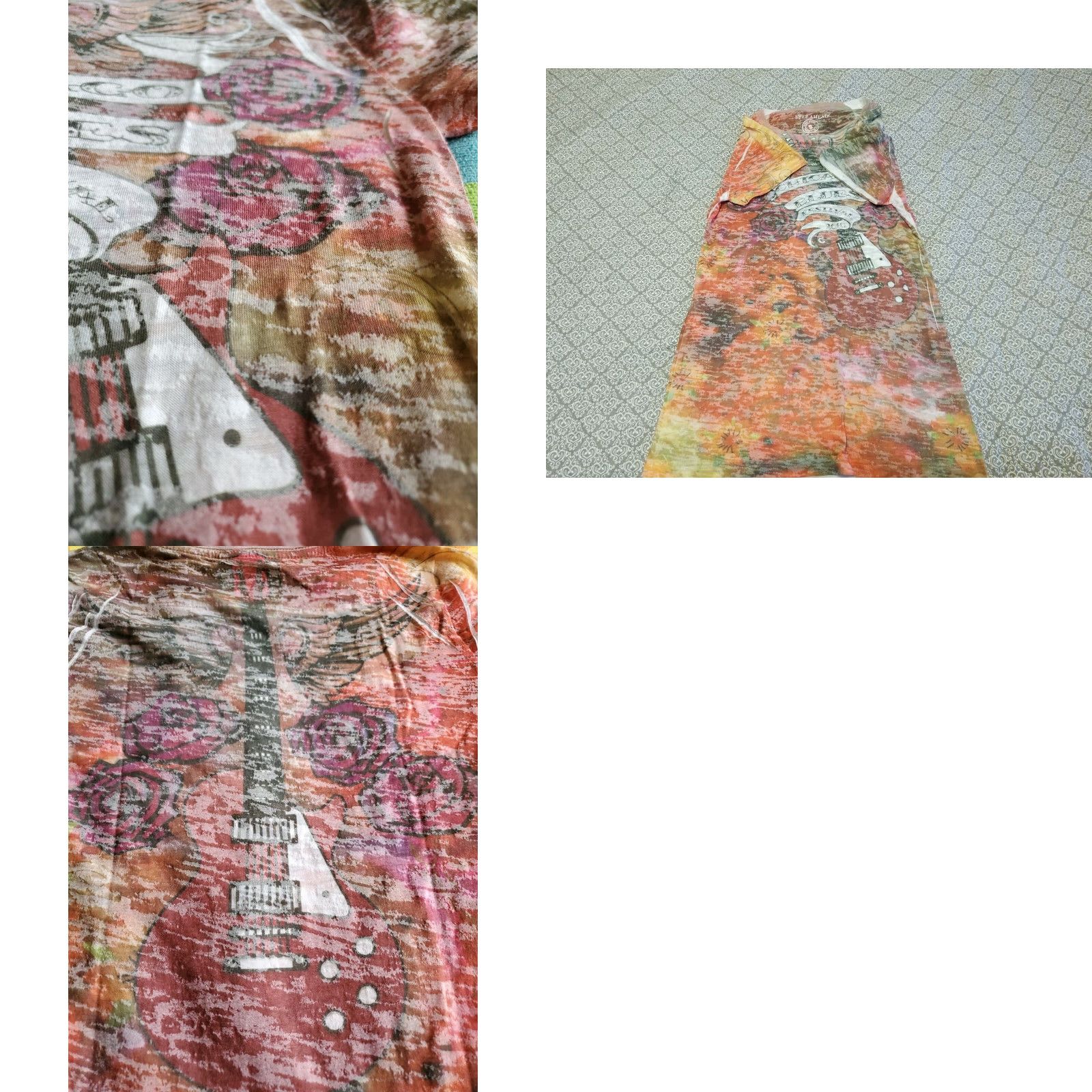 Vintage VINTAGE Chicago Blues Festival 2010 Tie-dyed Women's Short Sleeve TShirt SZ S Size S / US 4 / IT 40 - 8 Thumbnail