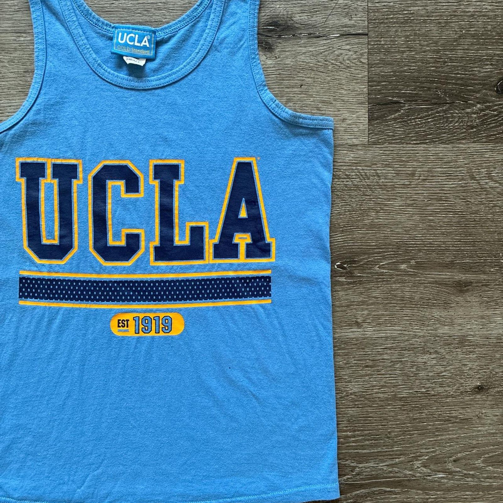 Russell Athletic × Vintage Vintage 90s UCLA Spell Out Tank Size US S / EU 44-46 / 1 - 1 Thumbnail