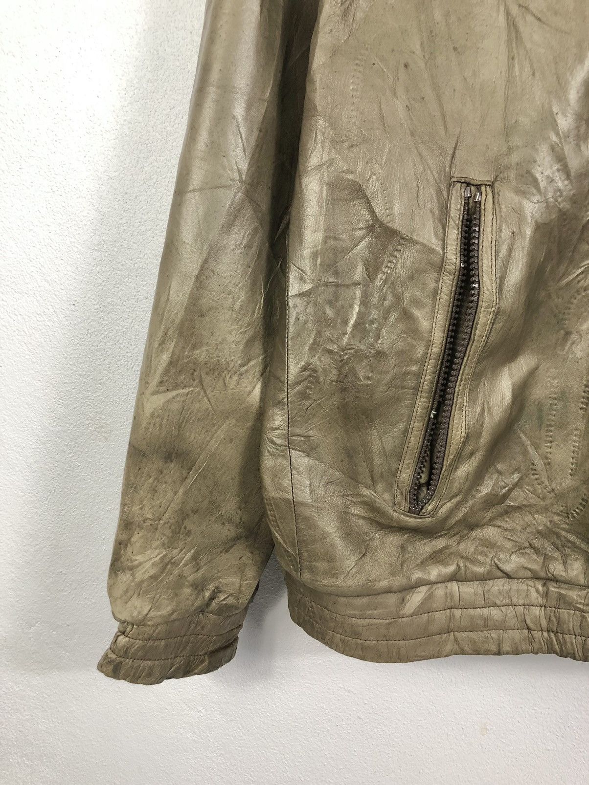Loewe × Vintage Rare Vintage Loewe Leather Jacket Made in Spain Size US M / EU 48-50 / 2 - 5 Thumbnail