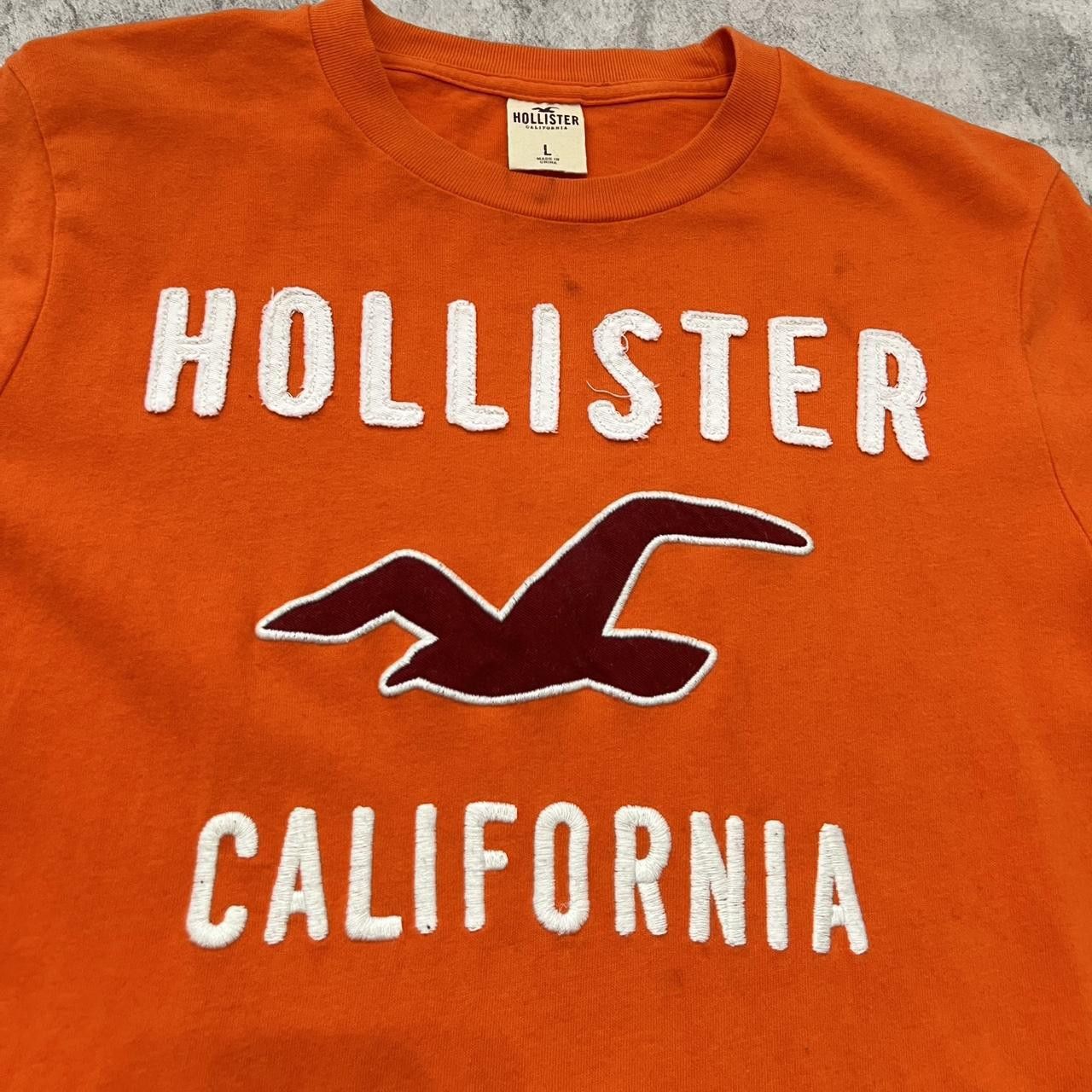 Hollister Orange Hollister Co. California tee Rock Rap hip hop Size US L / EU 52-54 / 3 - 3 Thumbnail