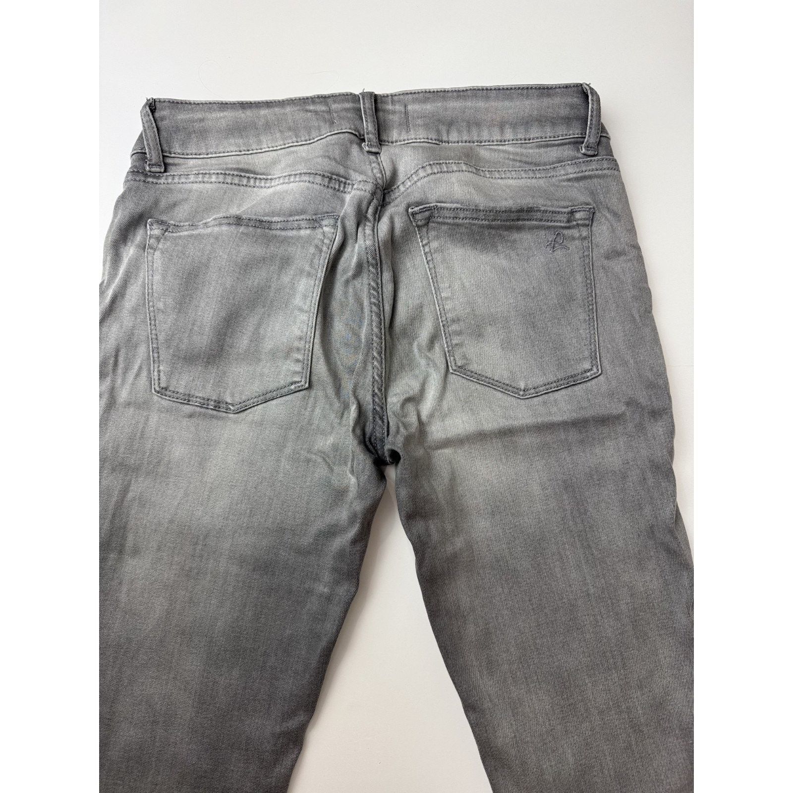 DL1961 DL1961 Jeans Emma Power Legging Gray Whisker Wash Grunge 28 Size 28" / US 6 / IT 42 - 12 Thumbnail