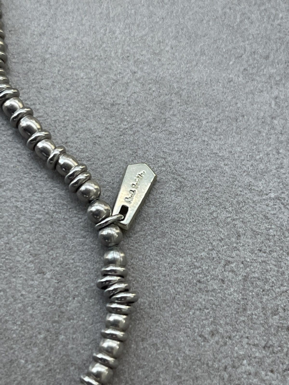 Paul Smith !DS! SS23 Paul Smith Beads Silver Blue Necklace Size ONE SIZE - 9 Thumbnail