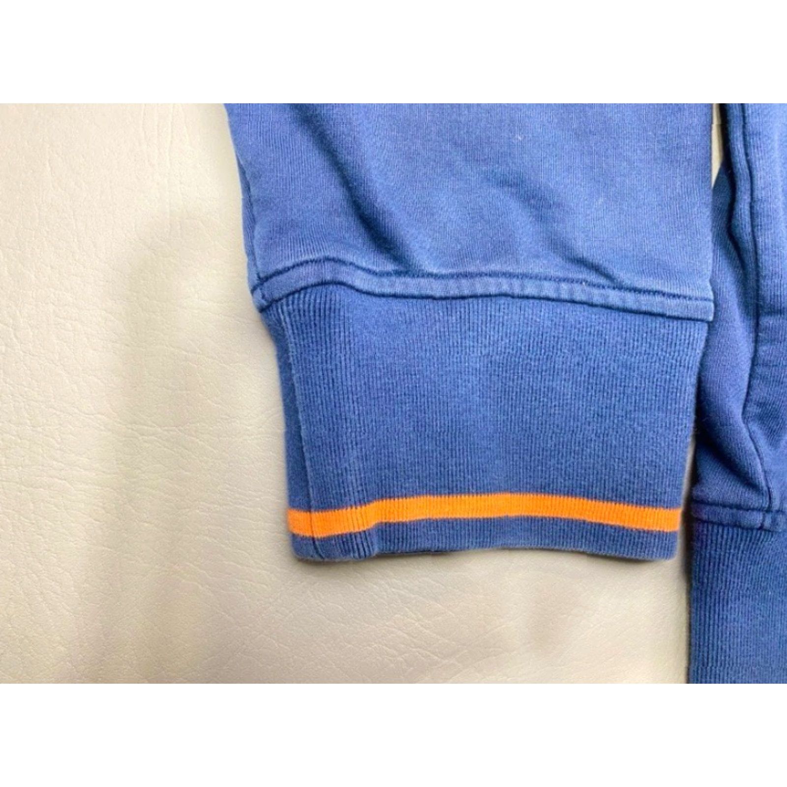 Psycho Bunny Psycho Bunny Hoodie Mens 3XL Blue Orange Full Zip Long Sleeve Sweatshirt Logo Size US XXL / EU 58 / 5 - 3 Thumbnail