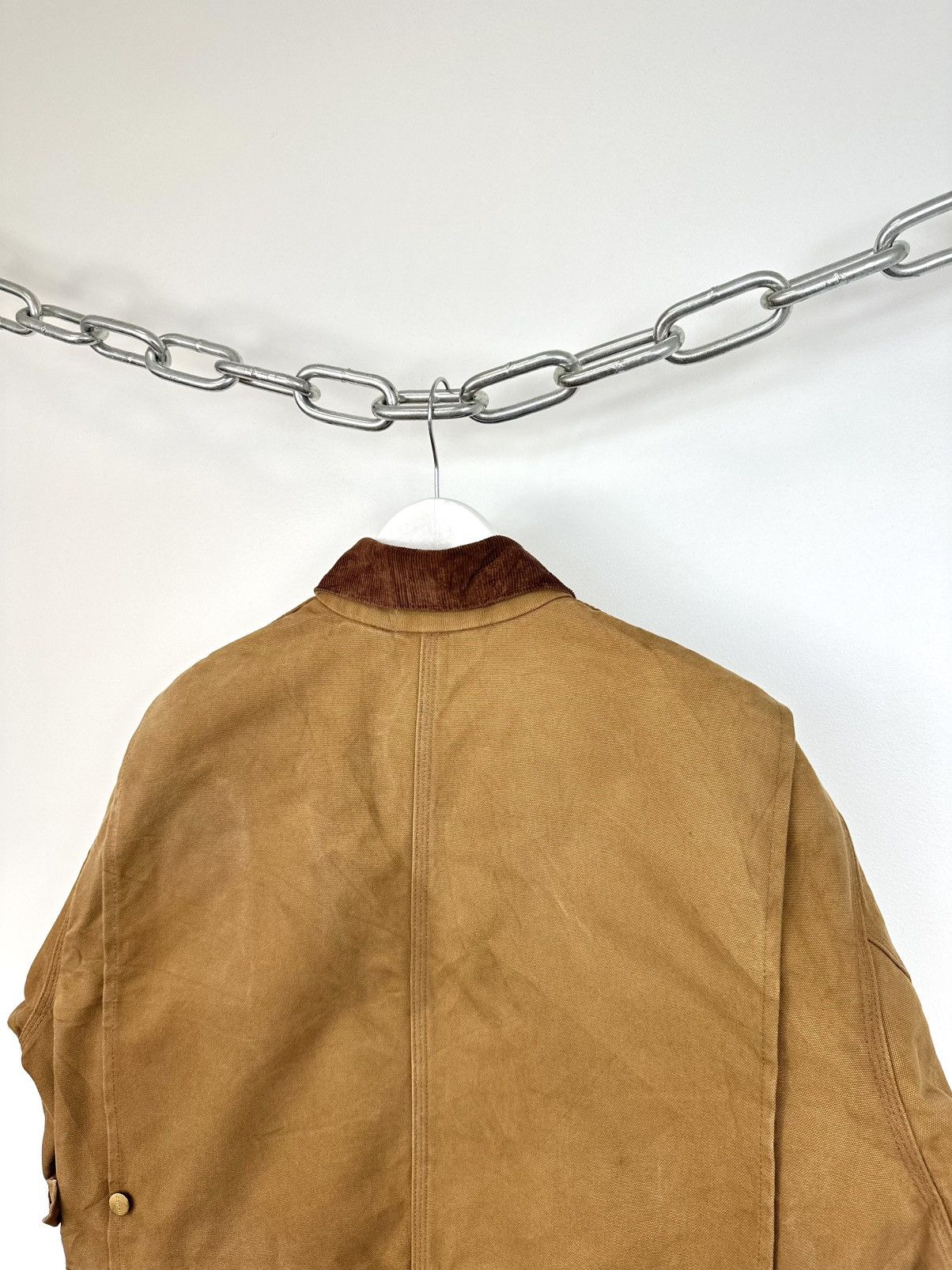 Carhartt Vintage 80s Carhartt USA Faded Utility Arctic Detroit Jacket Size US L / EU 52-54 / 3 - 12 Thumbnail