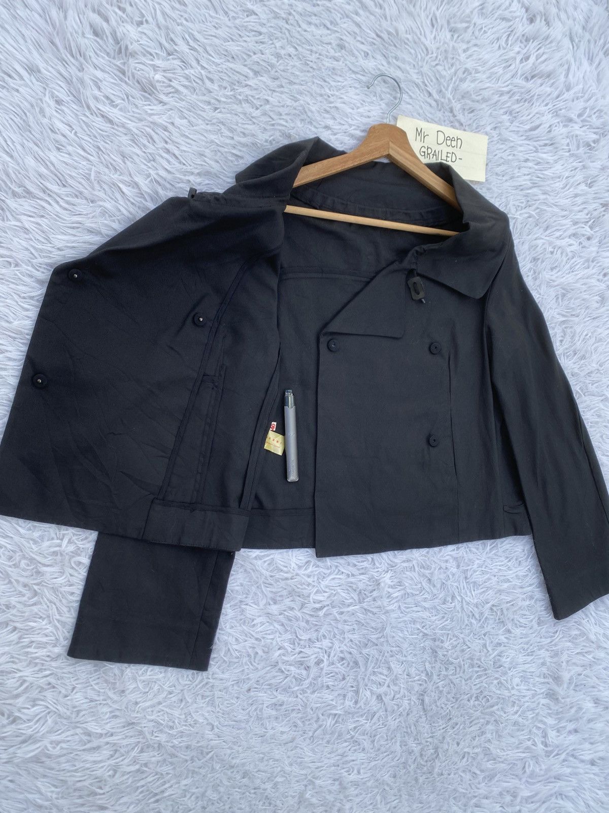 Marni Rare Vintage MARNI Cropped Trench Coat Size S / US 4 / IT 40 - 8 Thumbnail