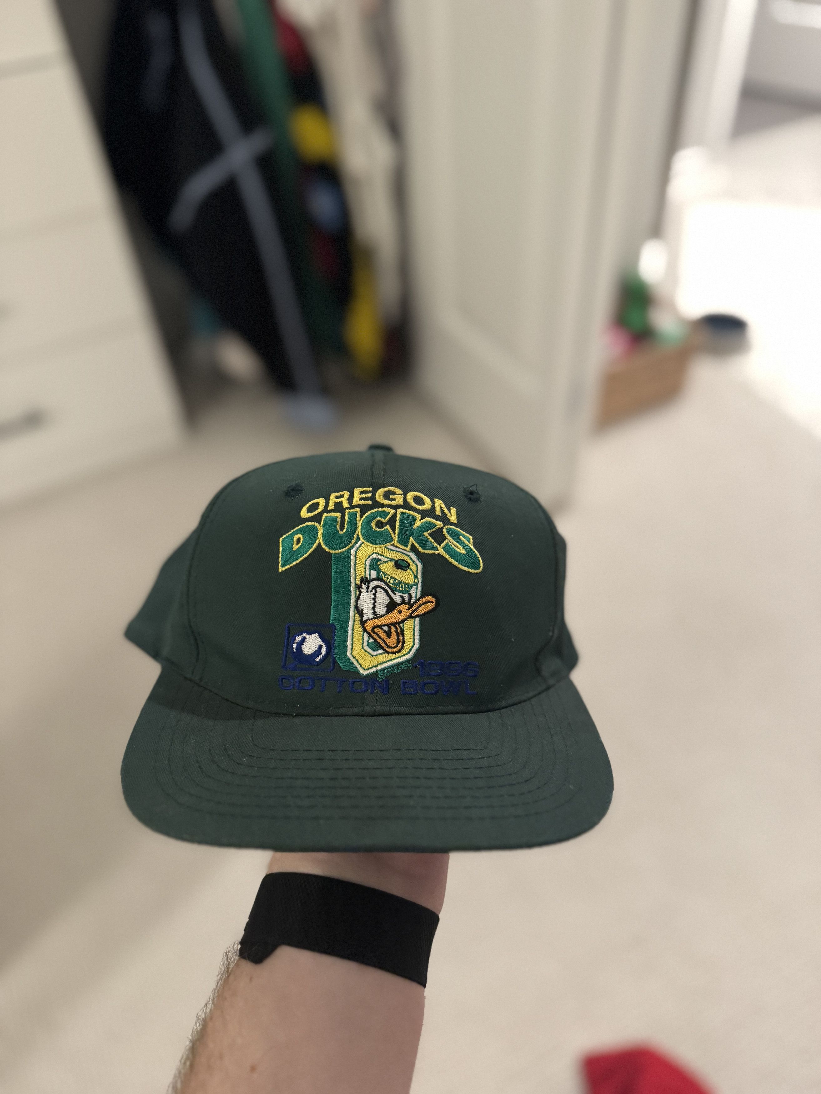 Vintage *VINTAGE* Oregon Ducks 1996 Cotton Bowl Snapback Size ONE SIZE - 1 Thumbnail