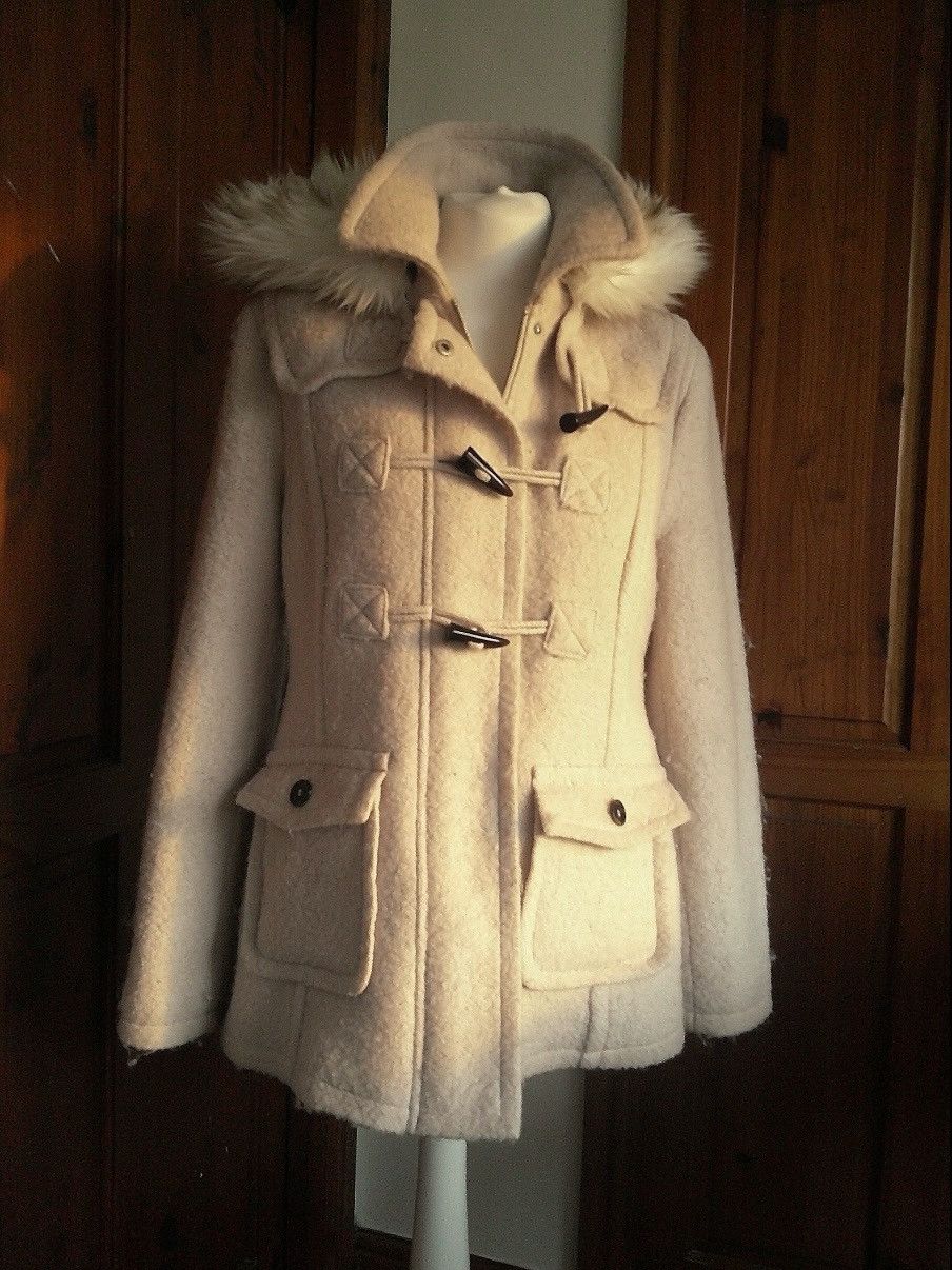 Vintage Pink Duffle Coat Size S / US 4 / IT 40 - 1 Thumbnail