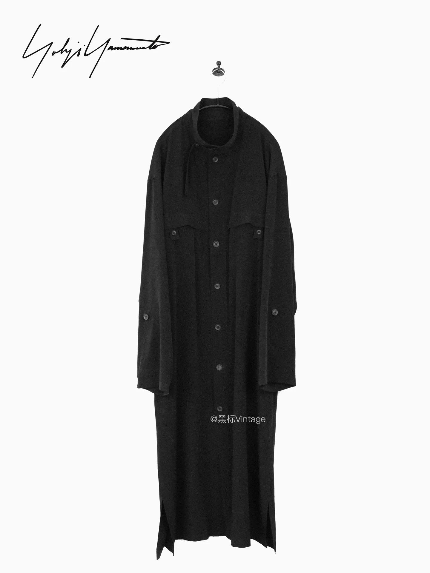 Yohji Yamamoto Yohji Yamamoto 22ss Vintage Triacetate Collar Coat Men Size US S / EU 44-46 / 1 - 2 Thumbnail