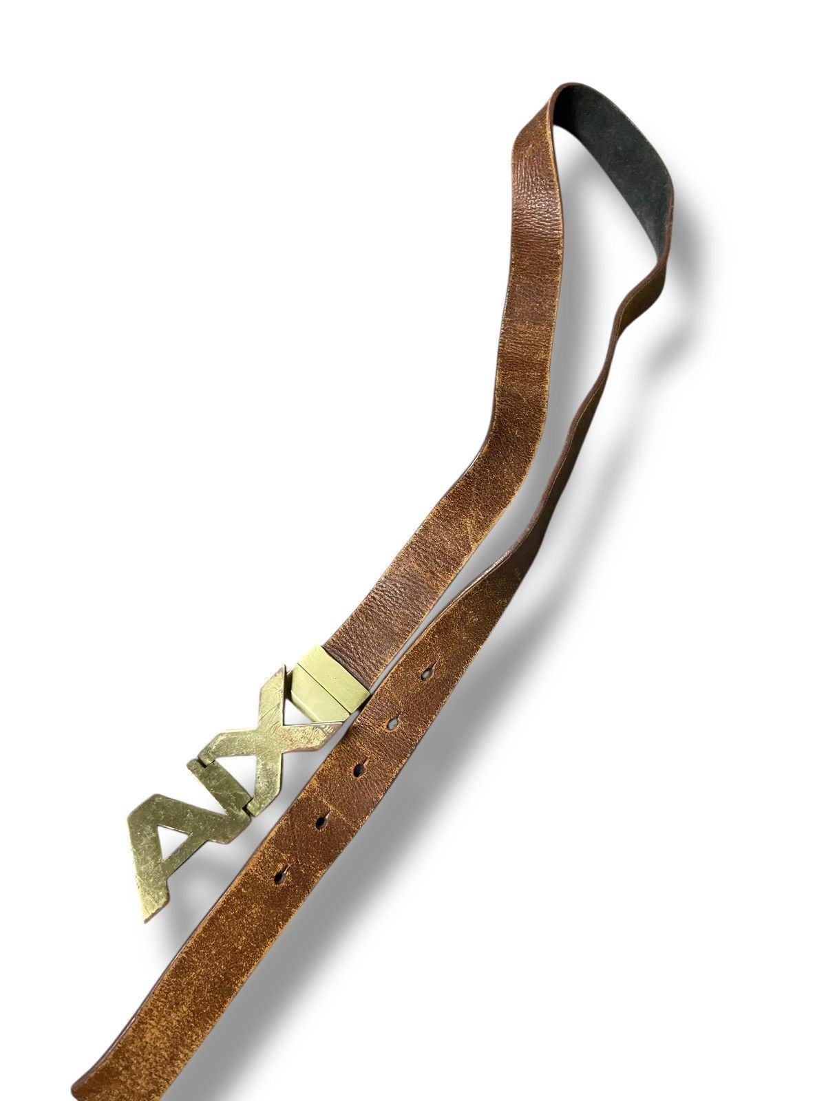 Armani Exchange Armani Exchange Leather Suede Belt (142) Size 36 - 5 Thumbnail