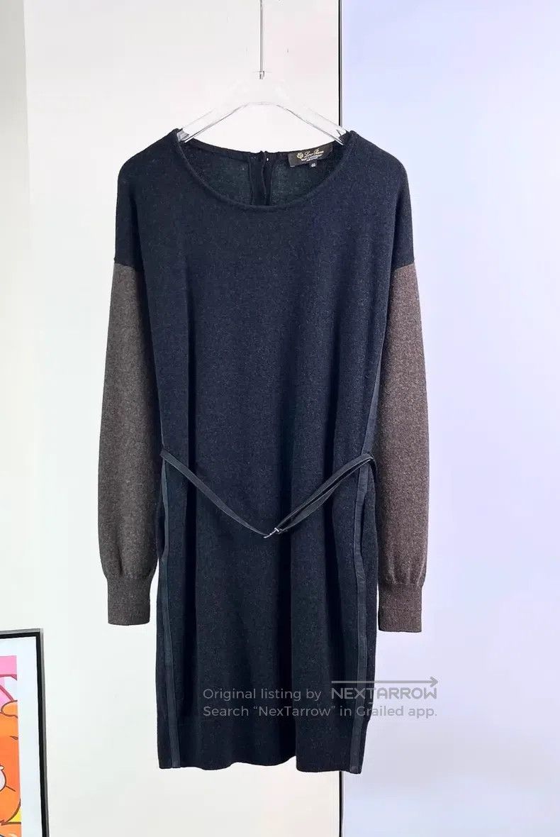 Loro Piana Loro Piana Round Neck Cashmere Dress Size XS / US 0-2 / IT 36-38 - 2 Thumbnail