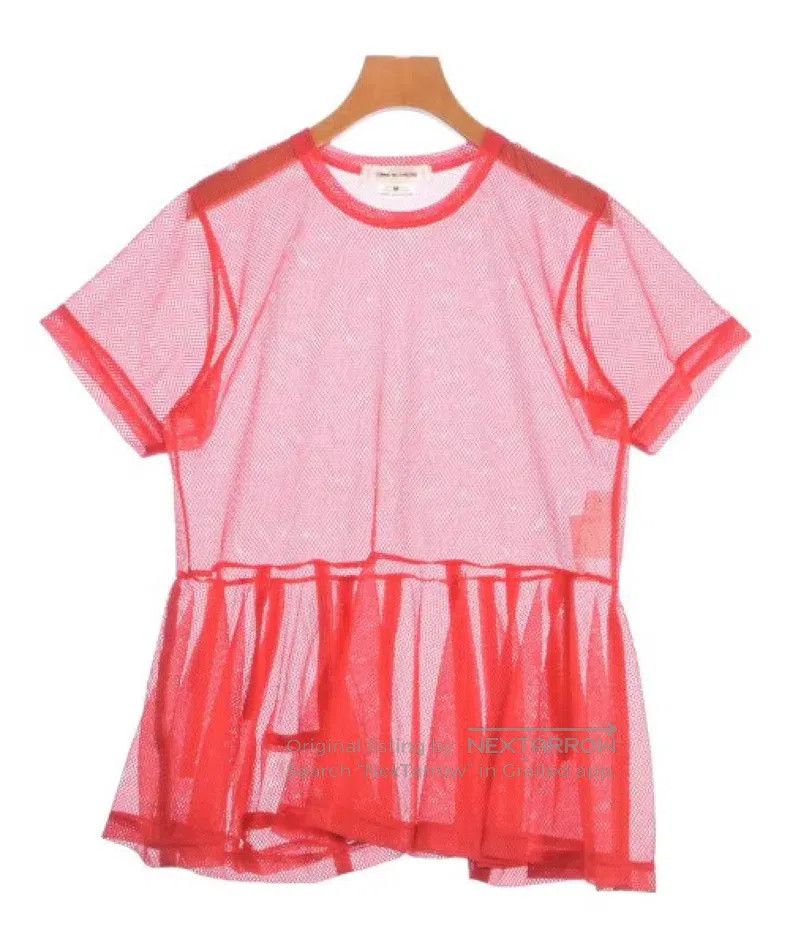 Comme des Garcons Comme des Garcons Red cutout top Size M / US 6-8 / IT 42-44 - 1 Thumbnail