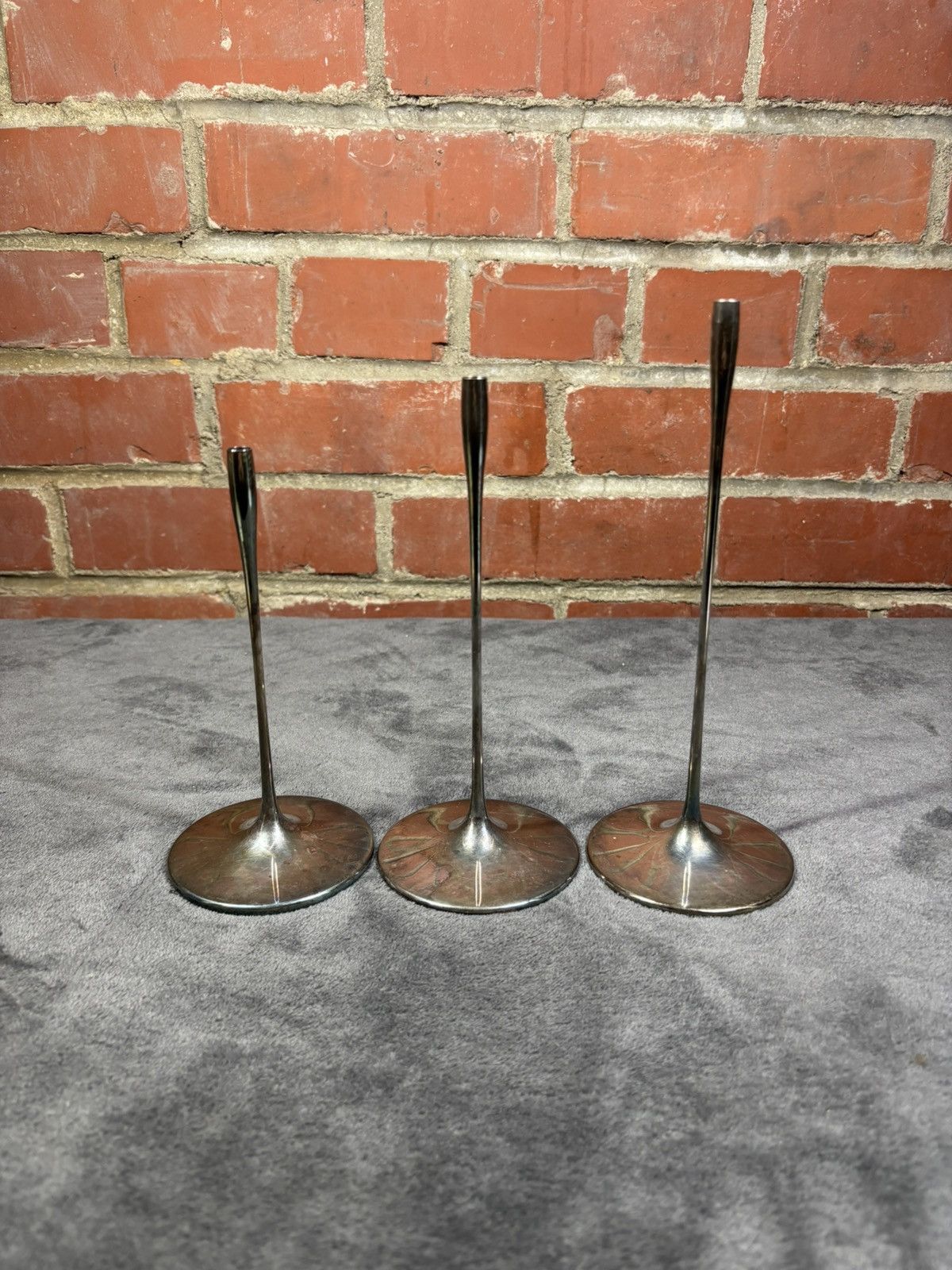 Other Vintage Dansk Tiny Taper Candle Holders Graduated Set Of 3 Size ONE SIZE - 1 Thumbnail